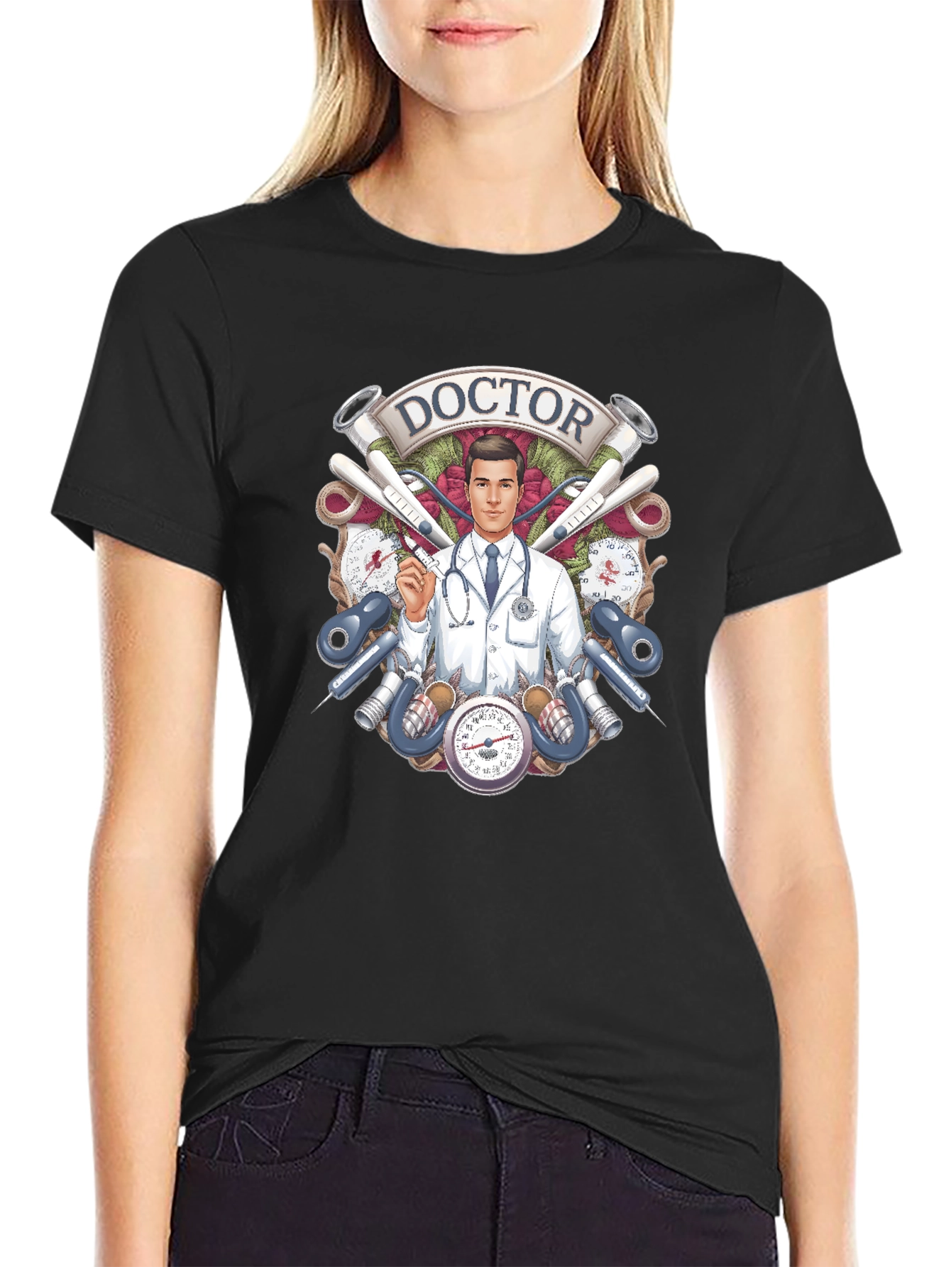 Doctor Graphic T-Shirt - Medical Theme Tee