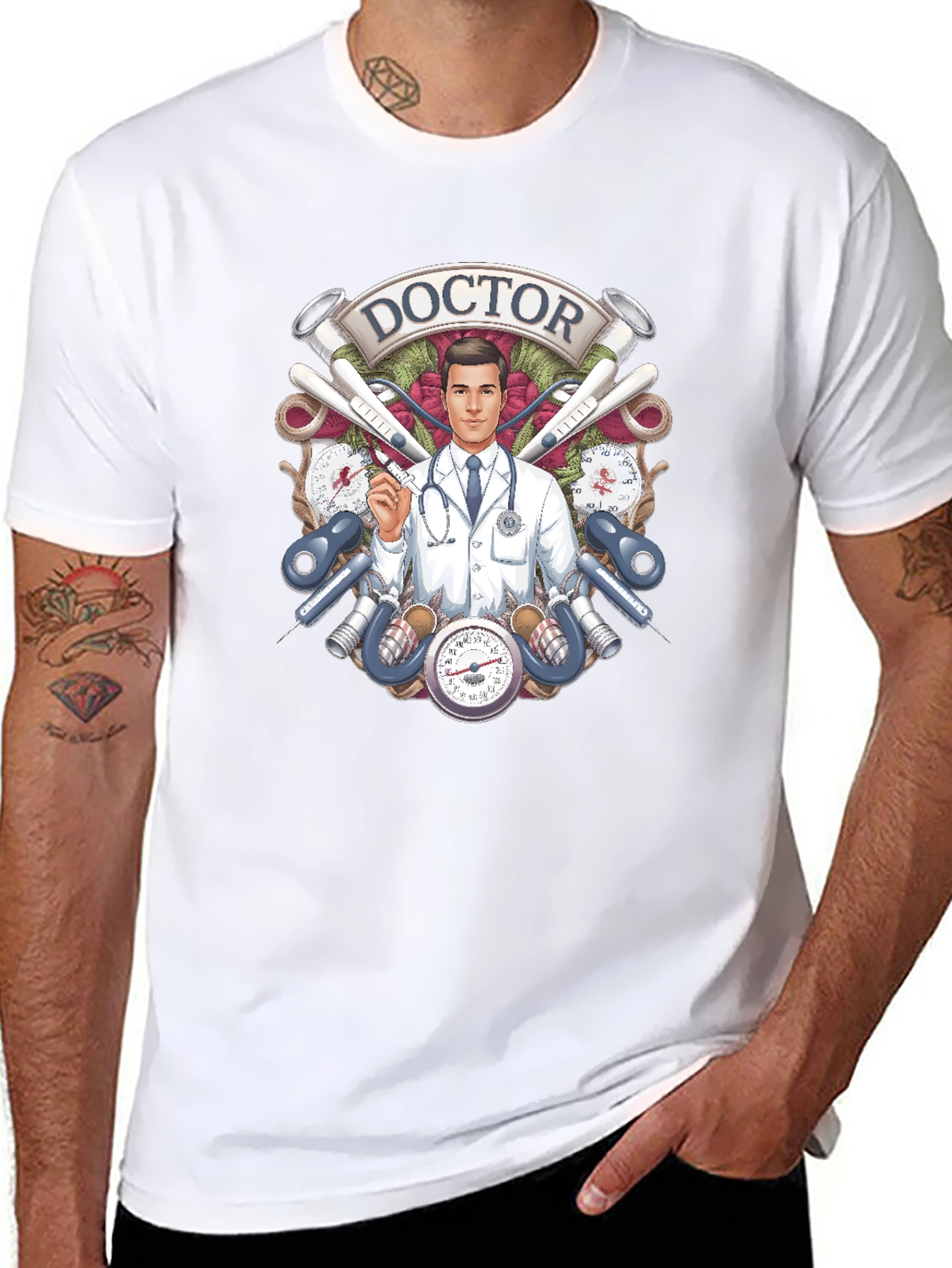Doctor Graphic T-Shirt - Medical Theme Tee