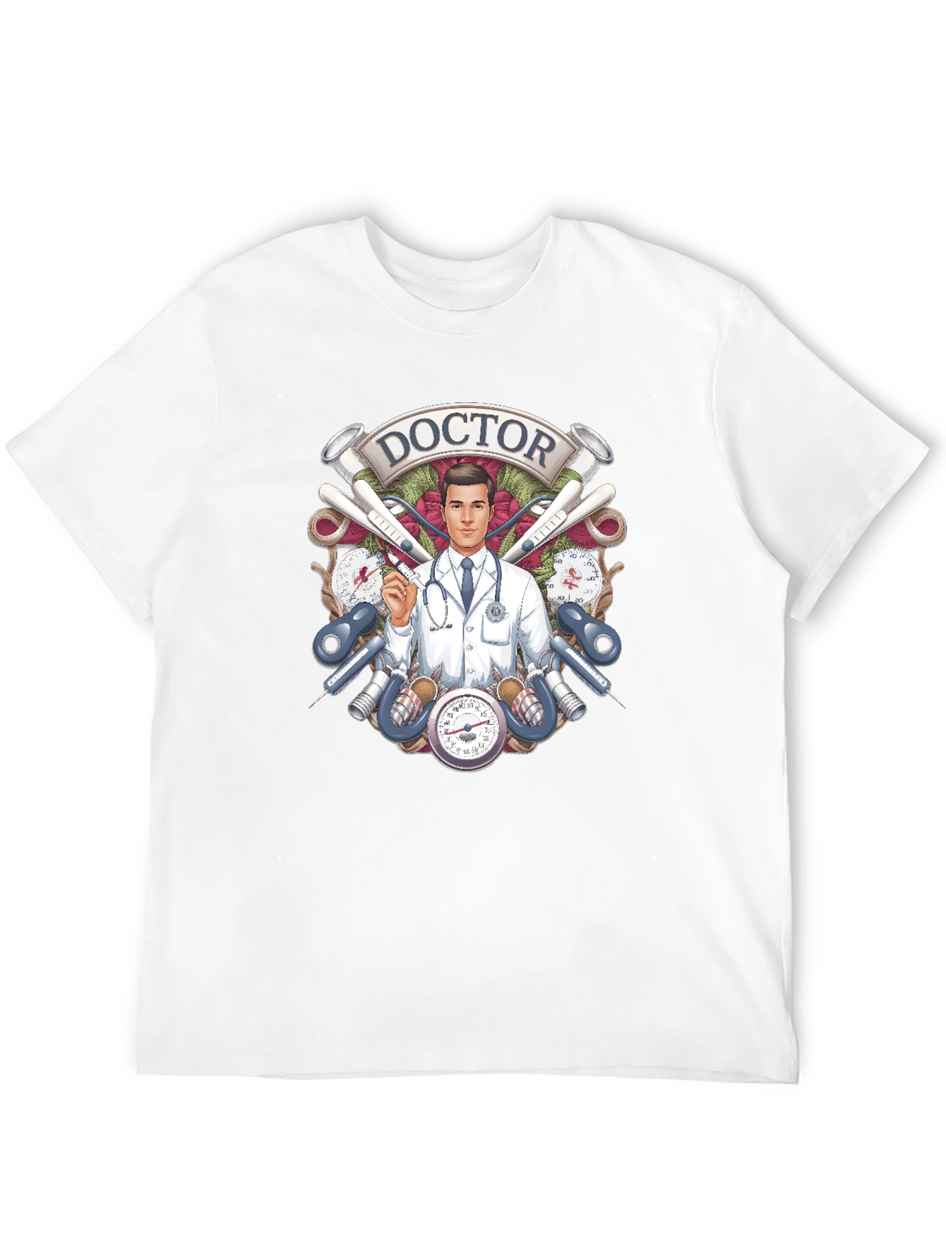 Doctor Graphic T-Shirt - Medical Theme Tee