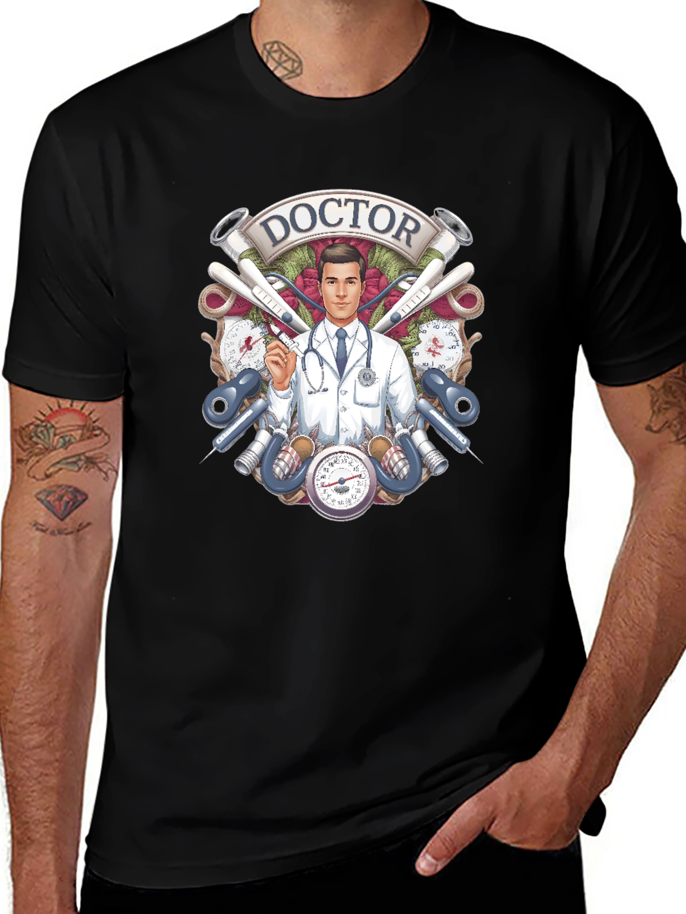 Doctor Graphic T-Shirt - Medical Theme Tee