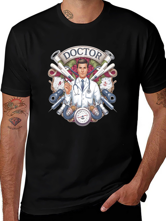 Doctor Graphic T-Shirt - Medical Theme Tee