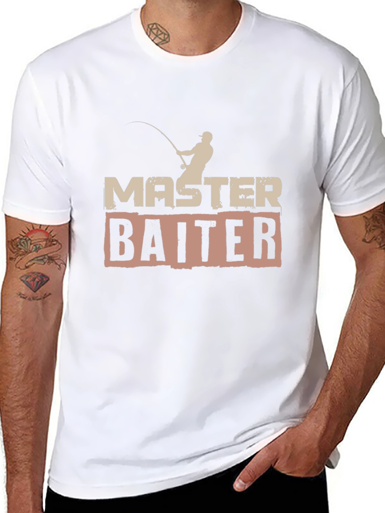 Master Baiter T-Shirt - Funny Fishing Tee