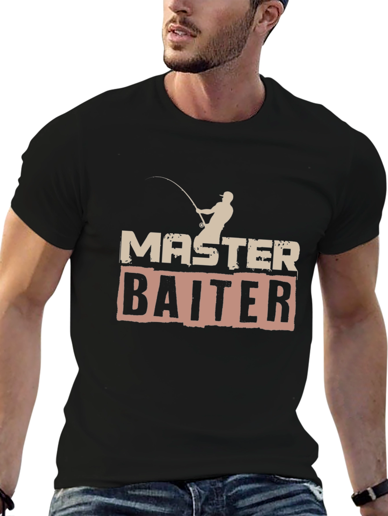 Master Baiter T-Shirt - Funny Fishing Tee