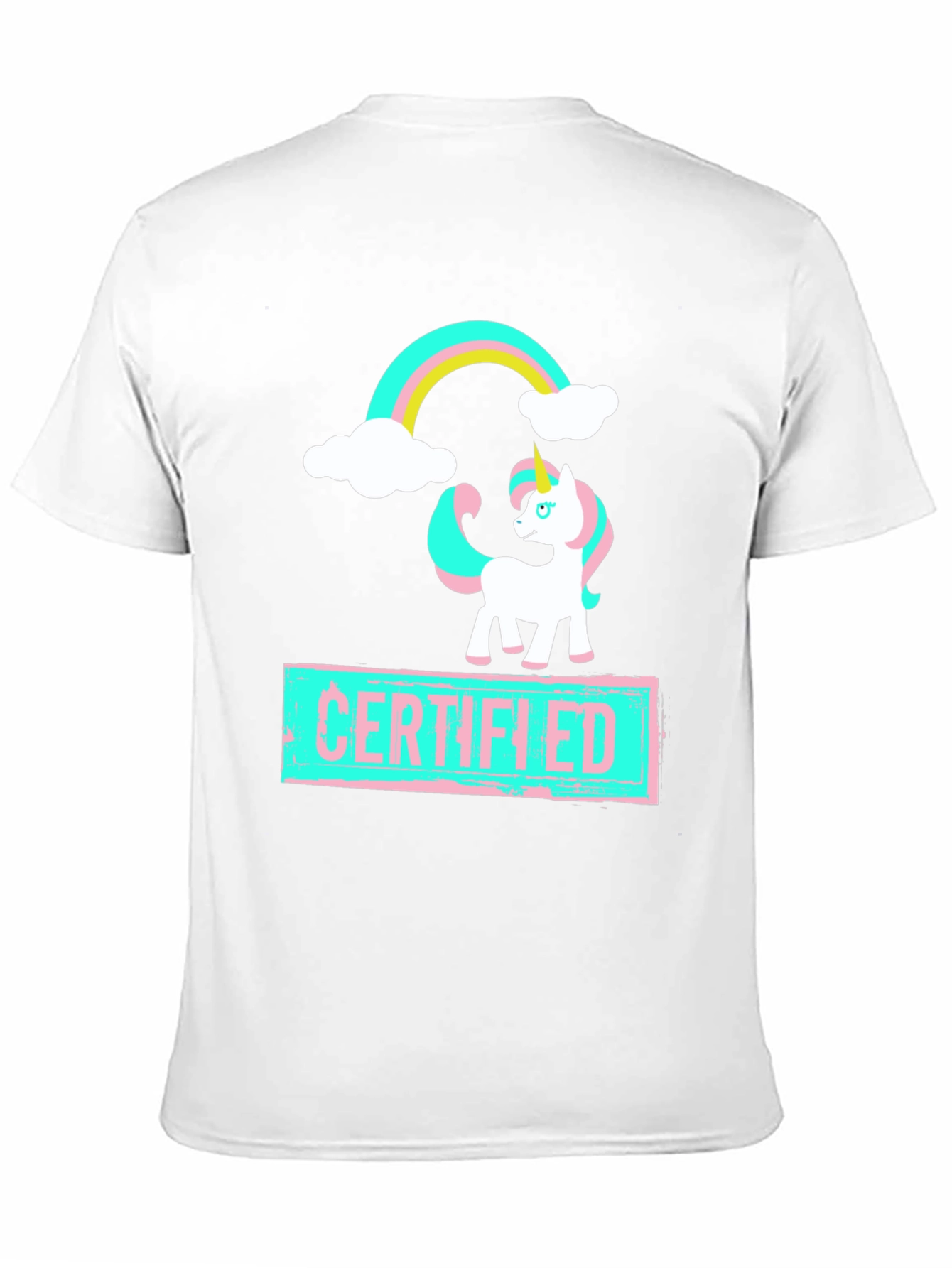 Unicorn Certified T-Shirt Black Cotton