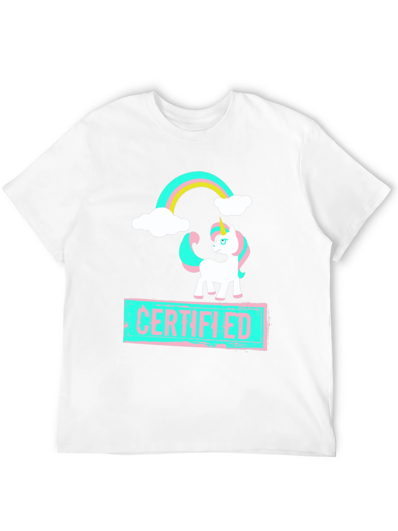 Unicorn Certified T-Shirt Black Cotton