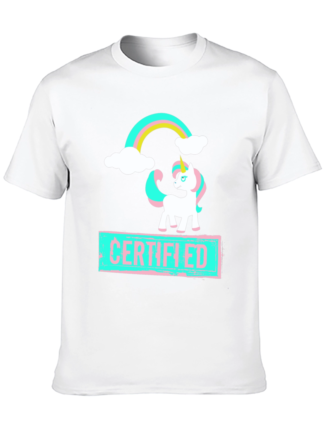Unicorn Certified T-Shirt Black Cotton