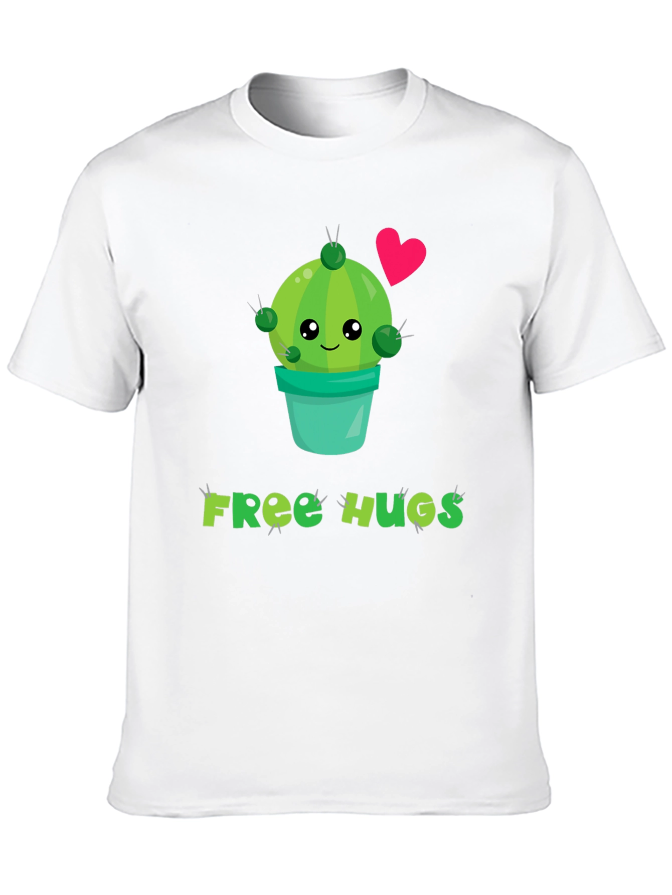 Cute Cactus Free Hugs Graphic Tee