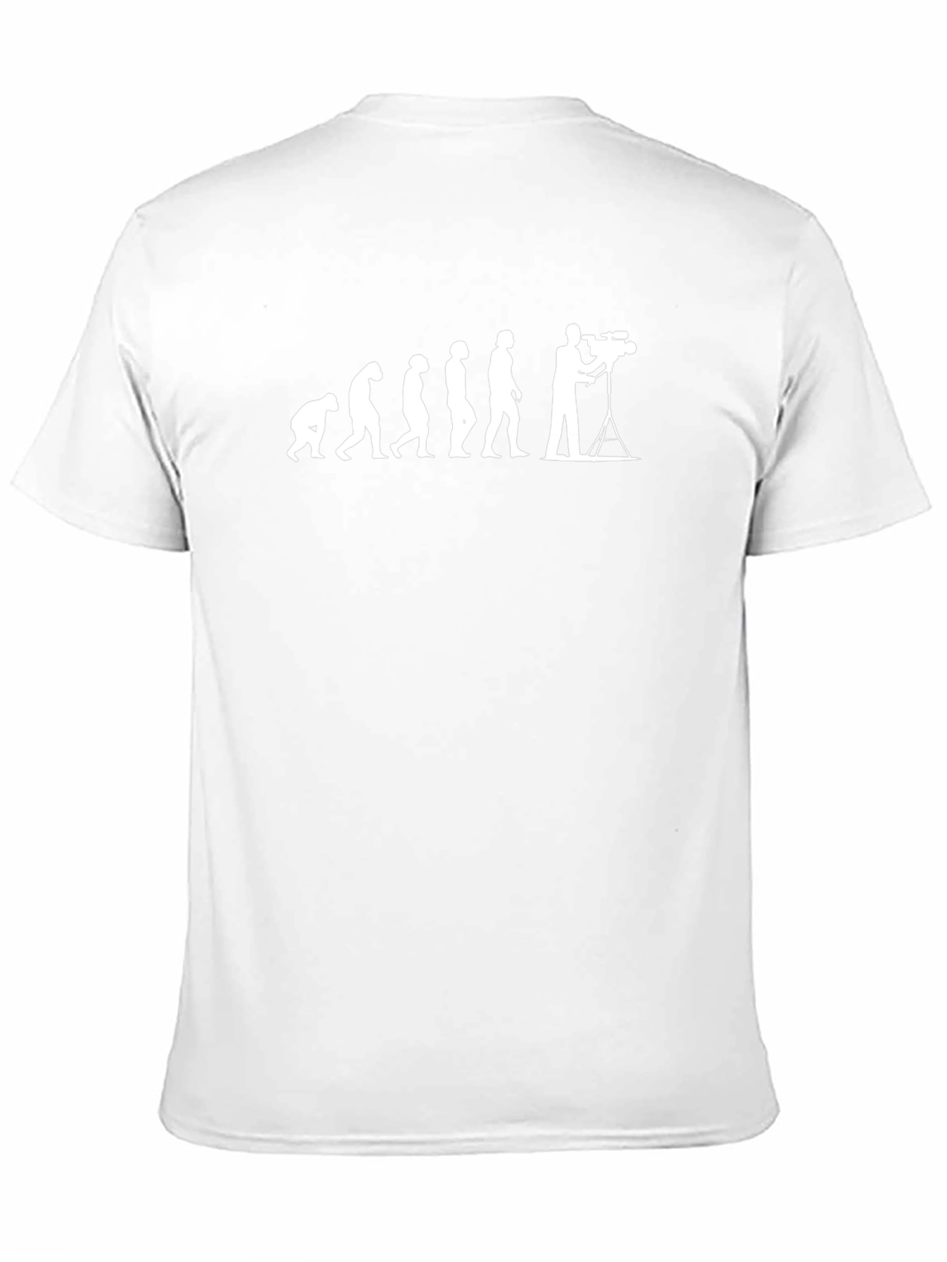 Cameraman Evolution Graphic T-Shirt - Black