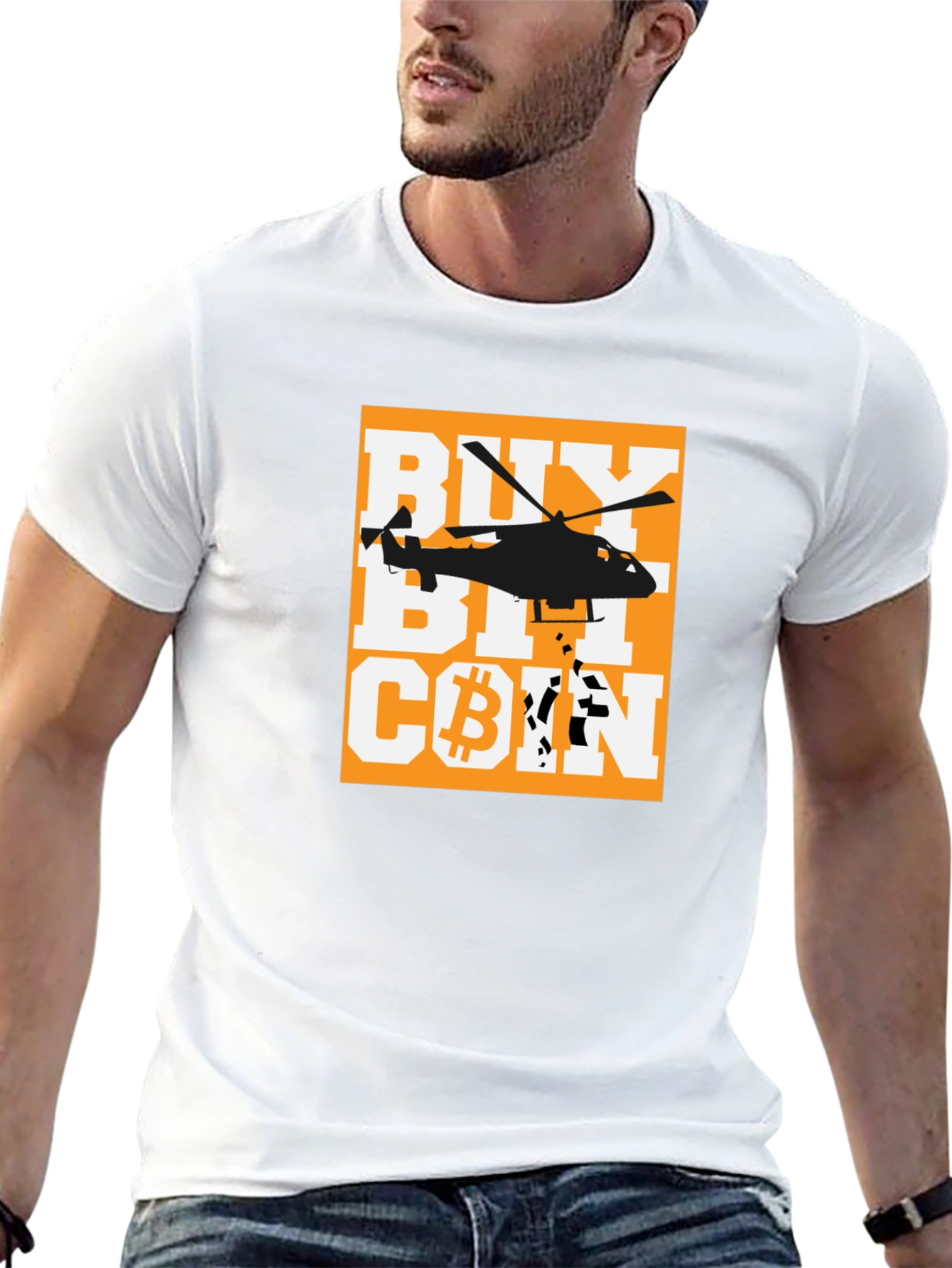 Buy Bitcoin Helicopter Money T-Shirt