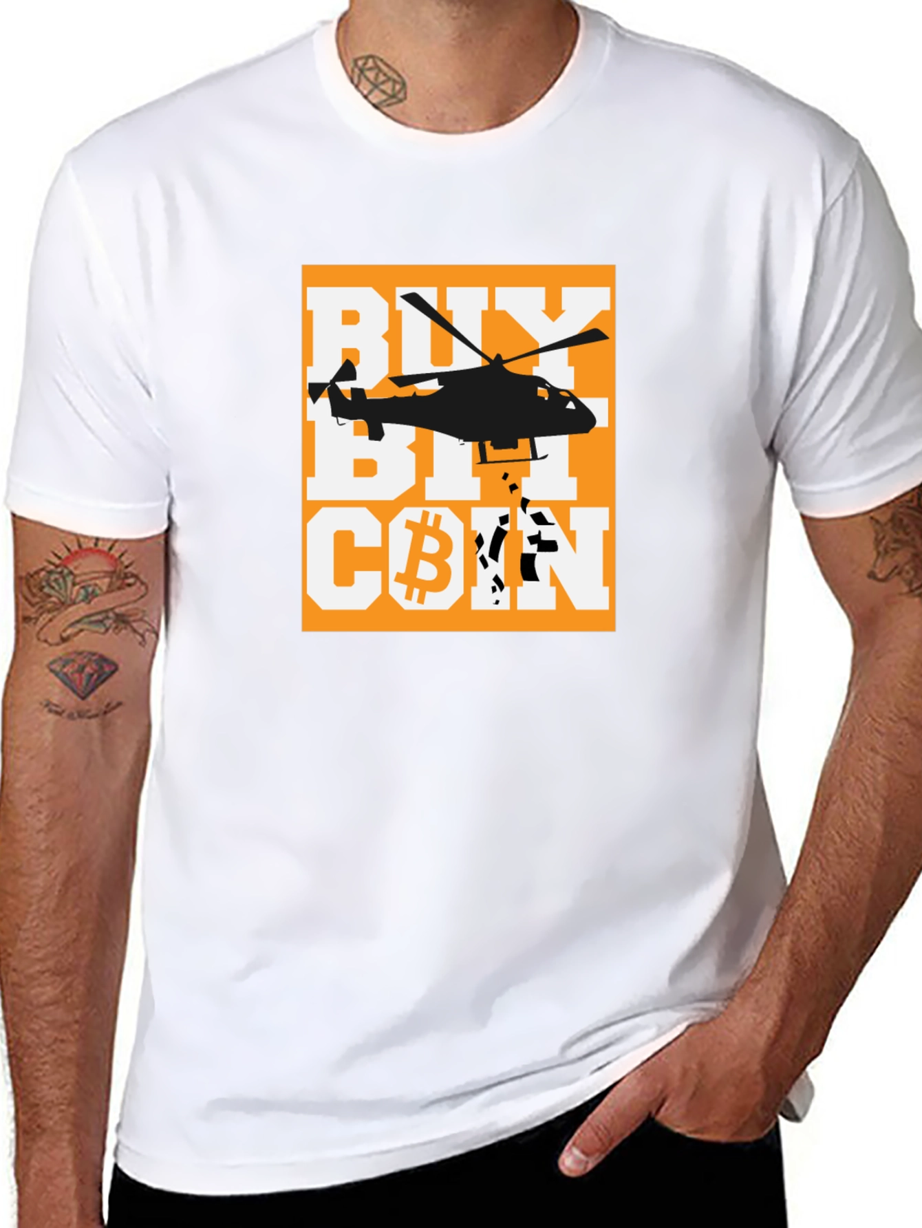 Buy Bitcoin Helicopter Money T-Shirt