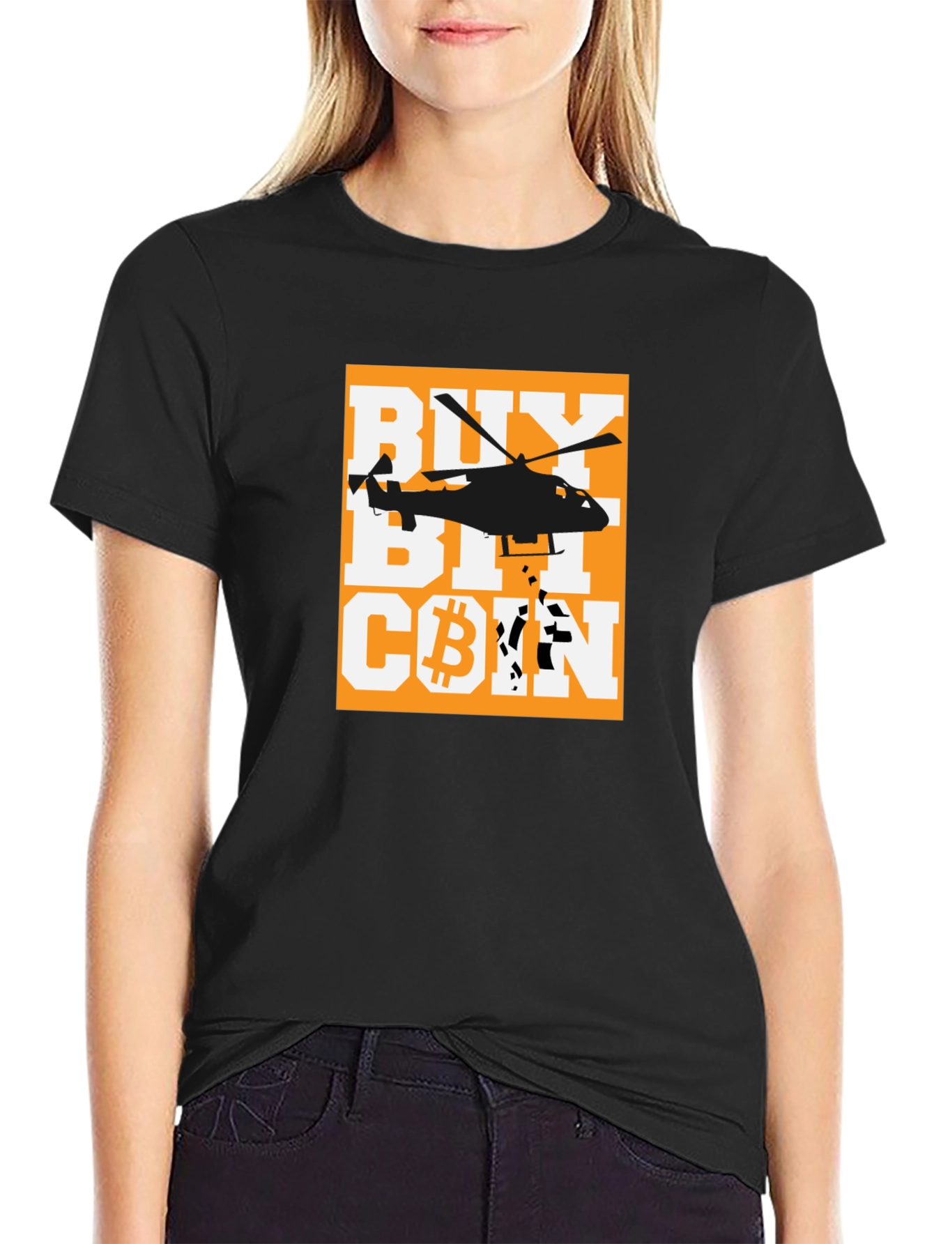 Buy Bitcoin Helicopter Money T-Shirt
