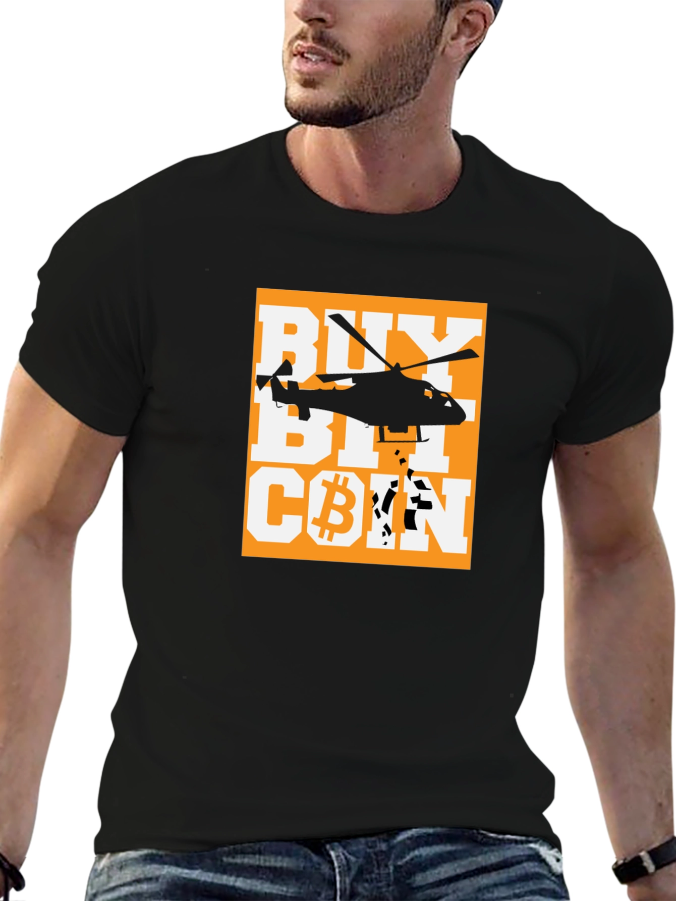 Buy Bitcoin Helicopter Money T-Shirt