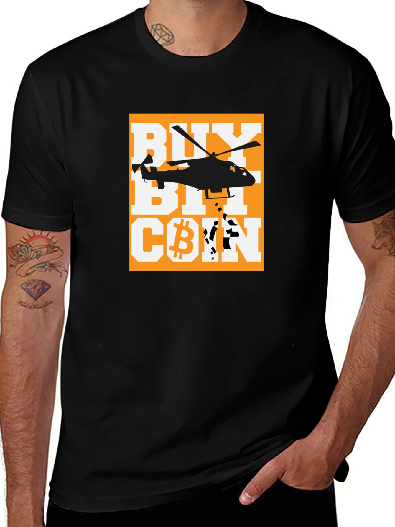 Buy Bitcoin Helicopter Money T-Shirt