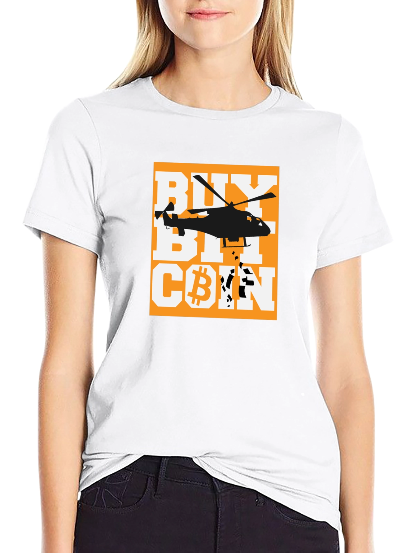 Buy Bitcoin Helicopter Money T-Shirt