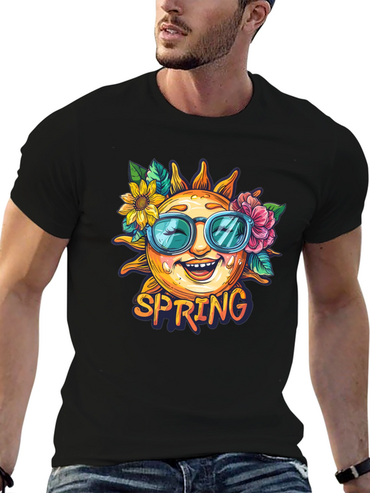 Spring Sun Graphic Tee - Floral Sunglasses