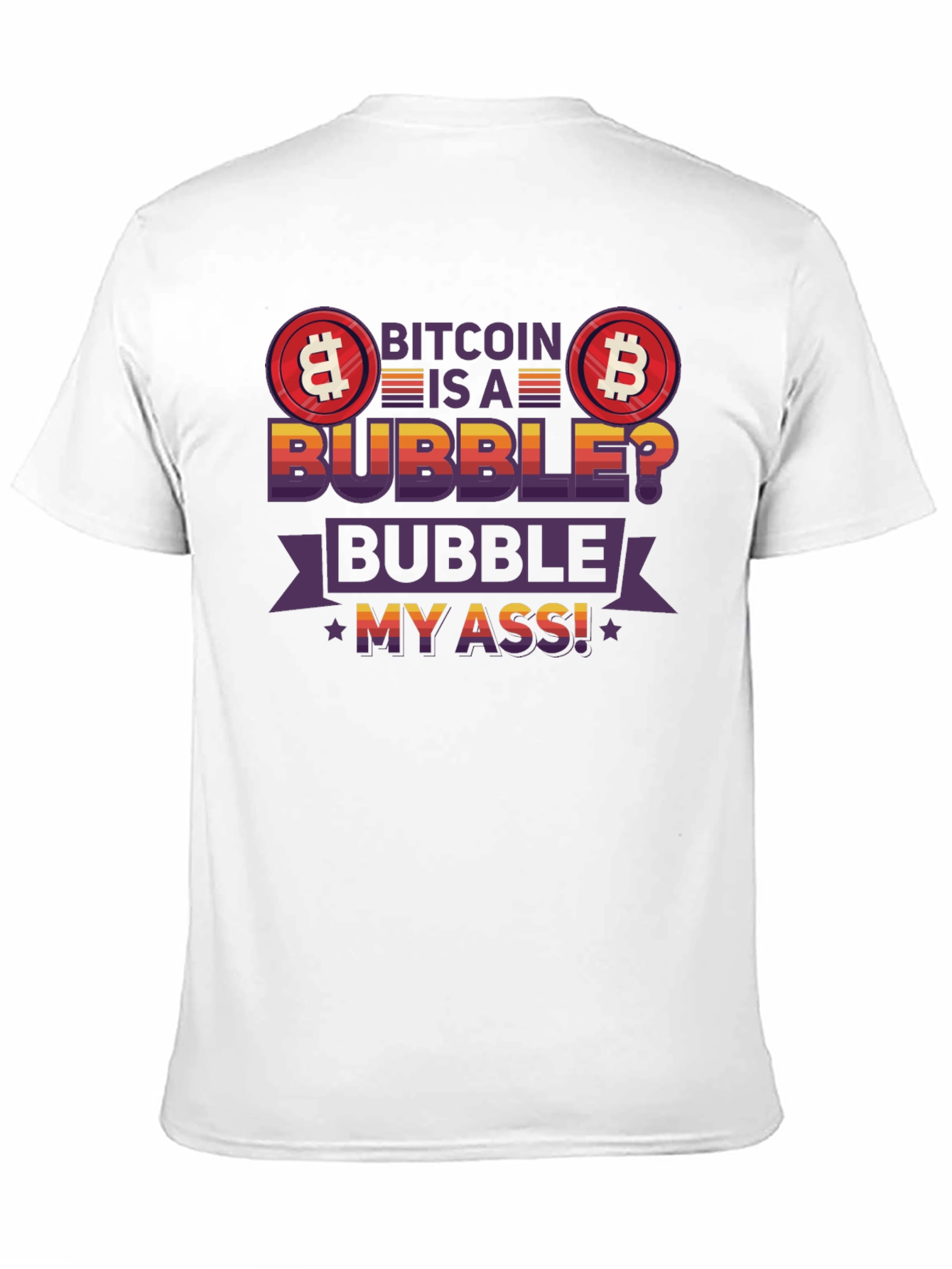 Bitcoin Bubble Graphic Tee