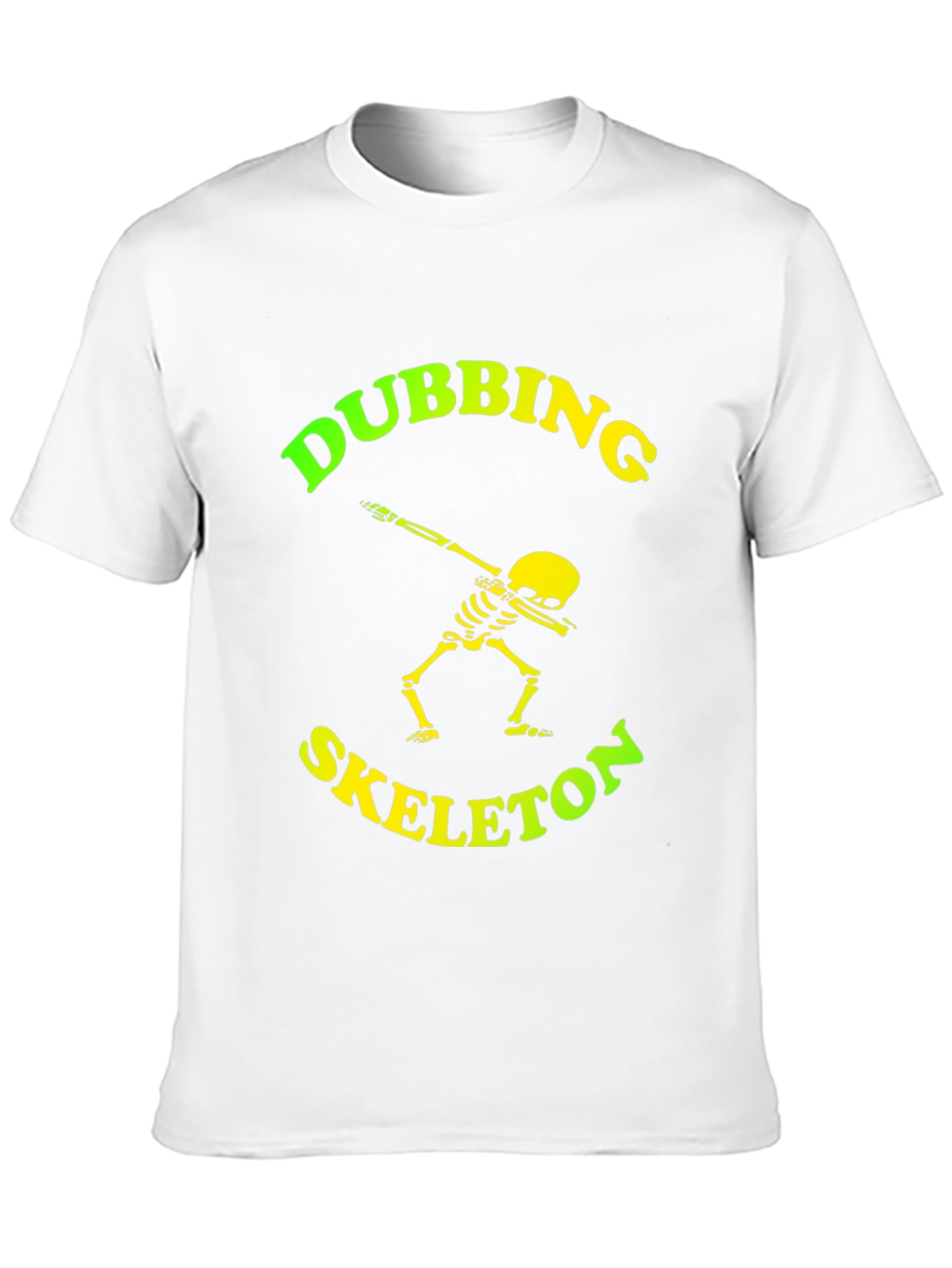 Dabbing Skeleton Graphic Tee - Trendy Black T-Shirt