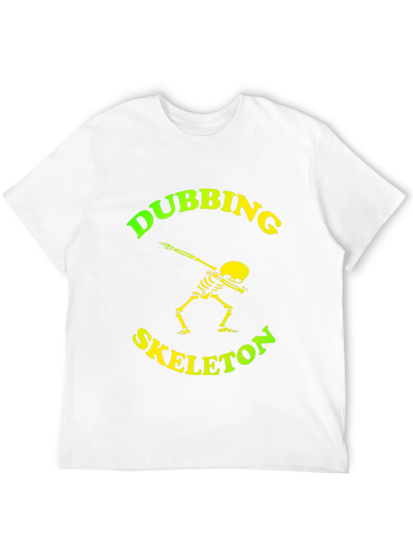 Dabbing Skeleton Graphic Tee - Trendy Black T-Shirt