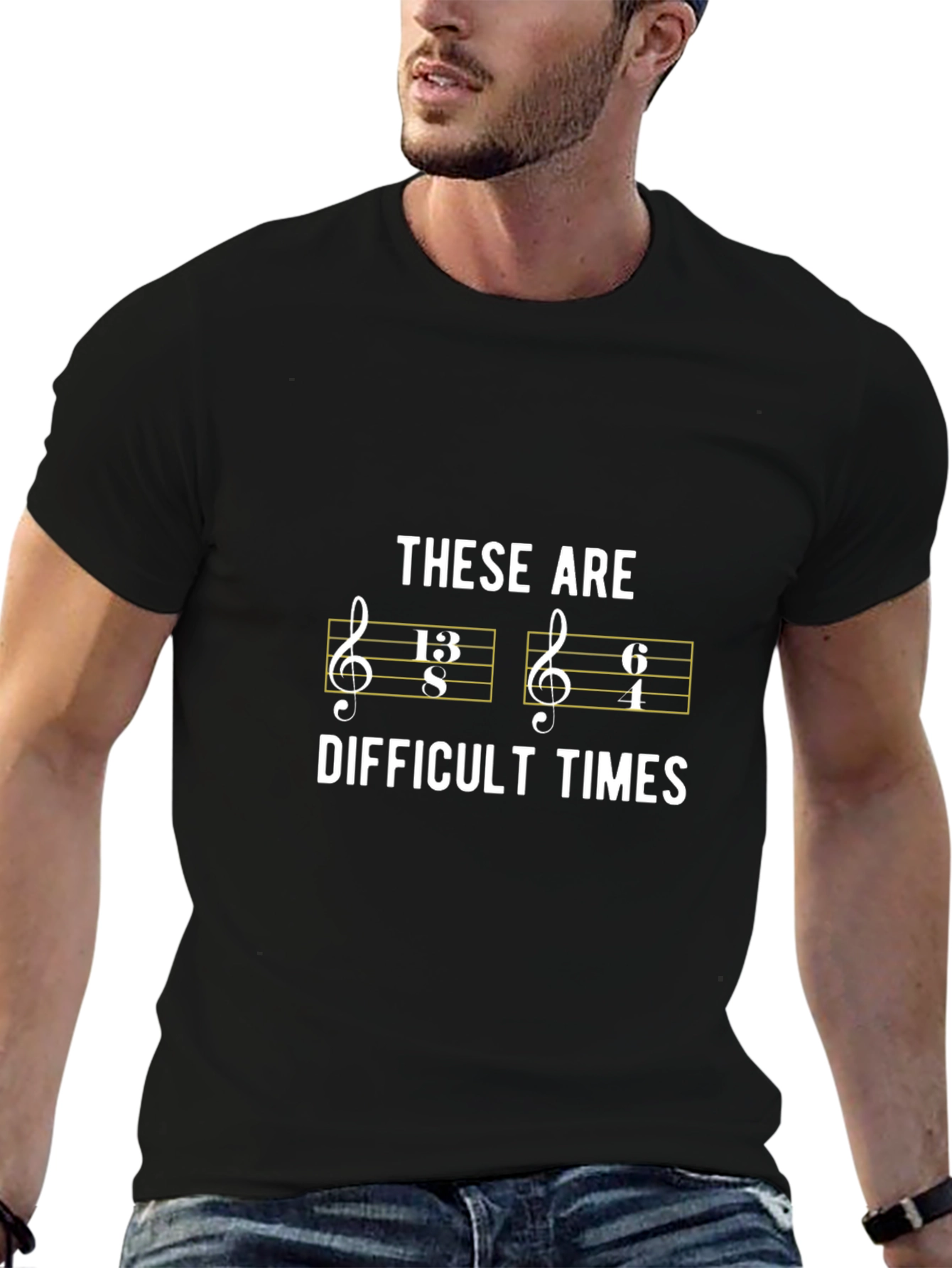 Difficult Times Music Pun T-Shirt