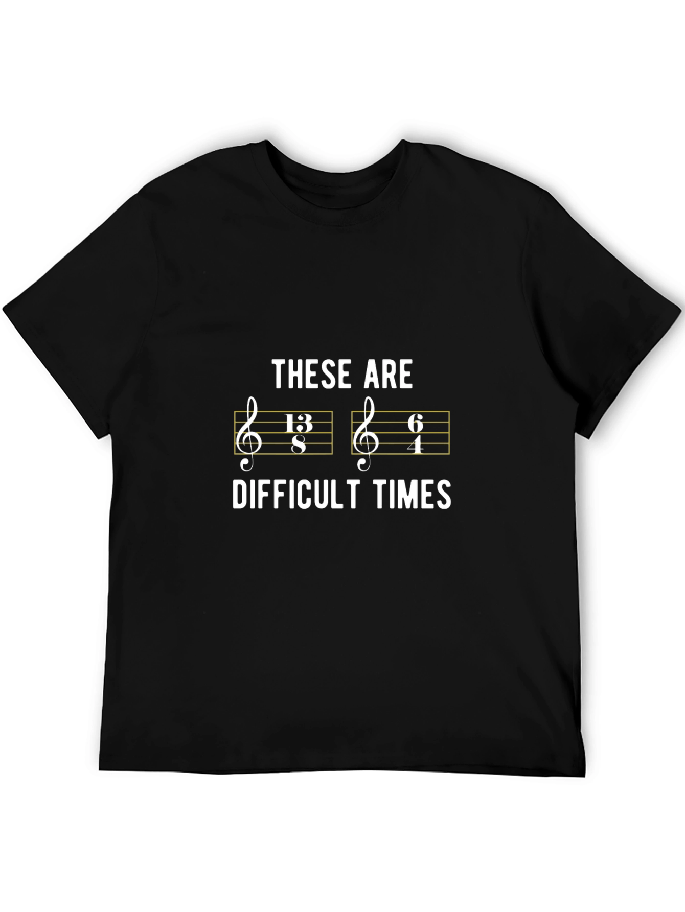 Difficult Times Music Pun T-Shirt