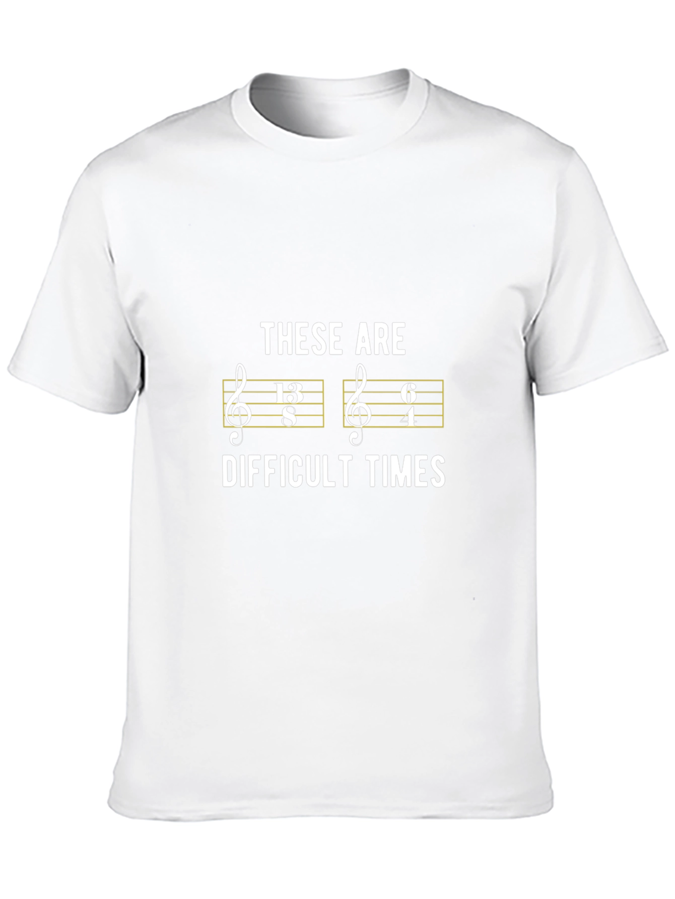 Difficult Times Music Pun T-Shirt