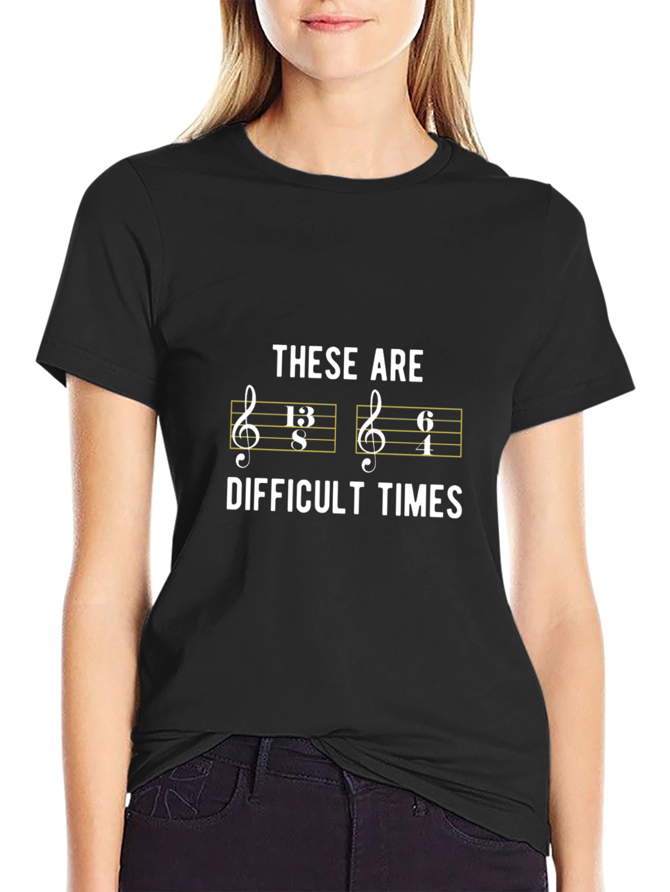 Difficult Times Music Pun T-Shirt