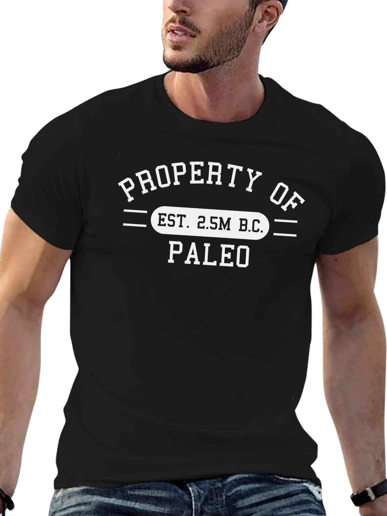 Paleo 2.5M B.C. Black T-Shirt