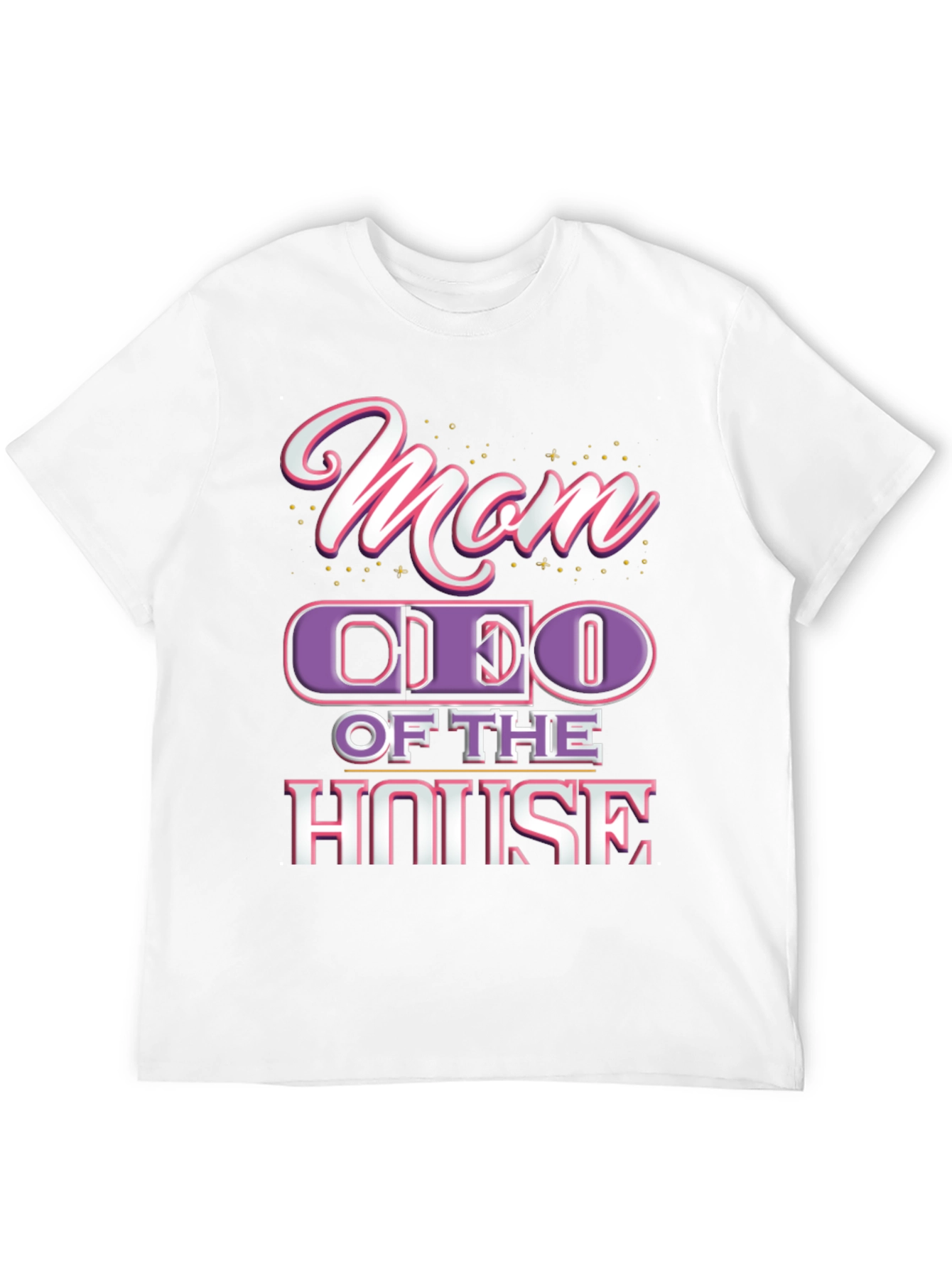 Mom CEO of the House Black T-Shirt