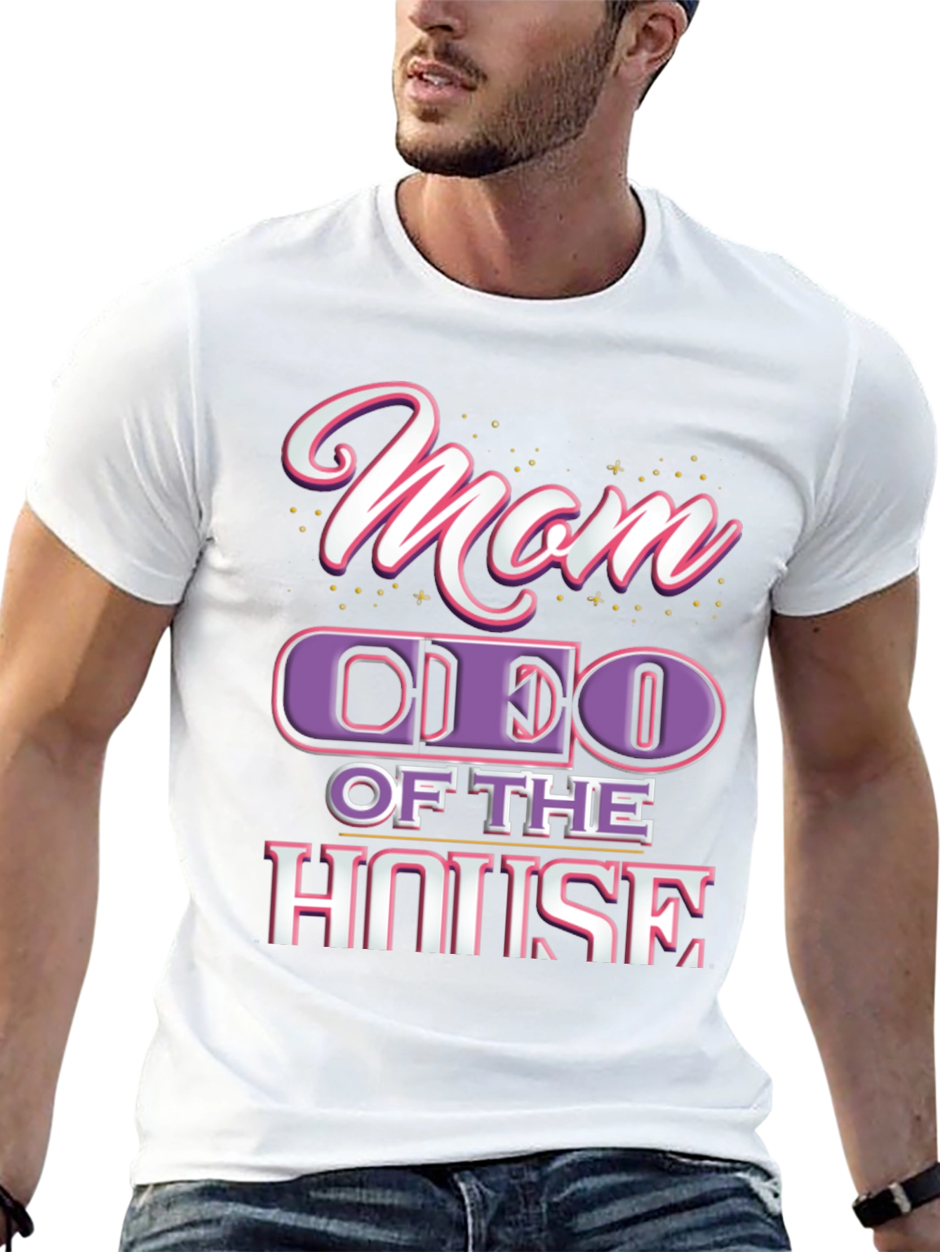 Mom CEO of the House Black T-Shirt