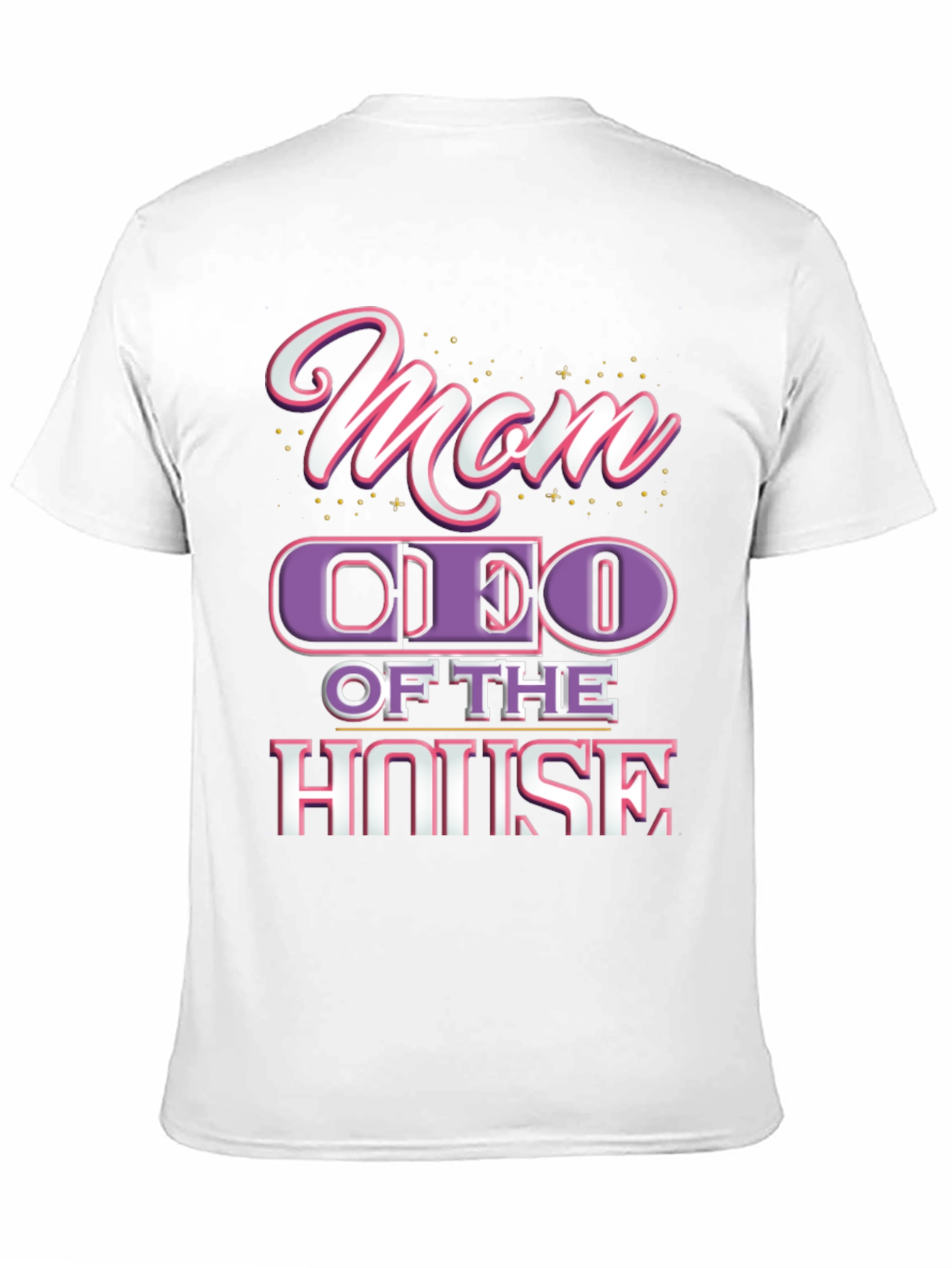 Mom CEO of the House Black T-Shirt
