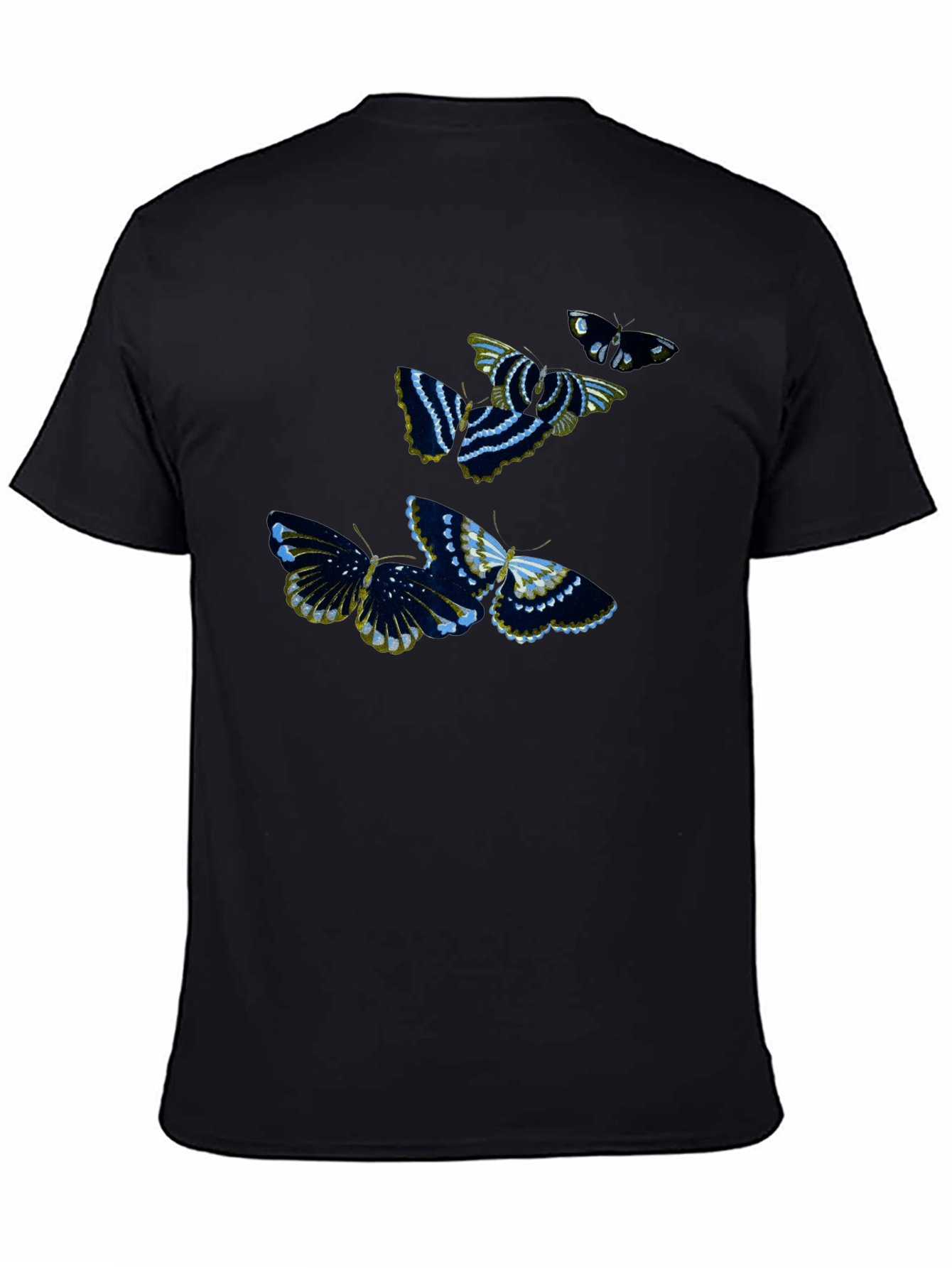 Butterfly Graphic Black T-Shirt