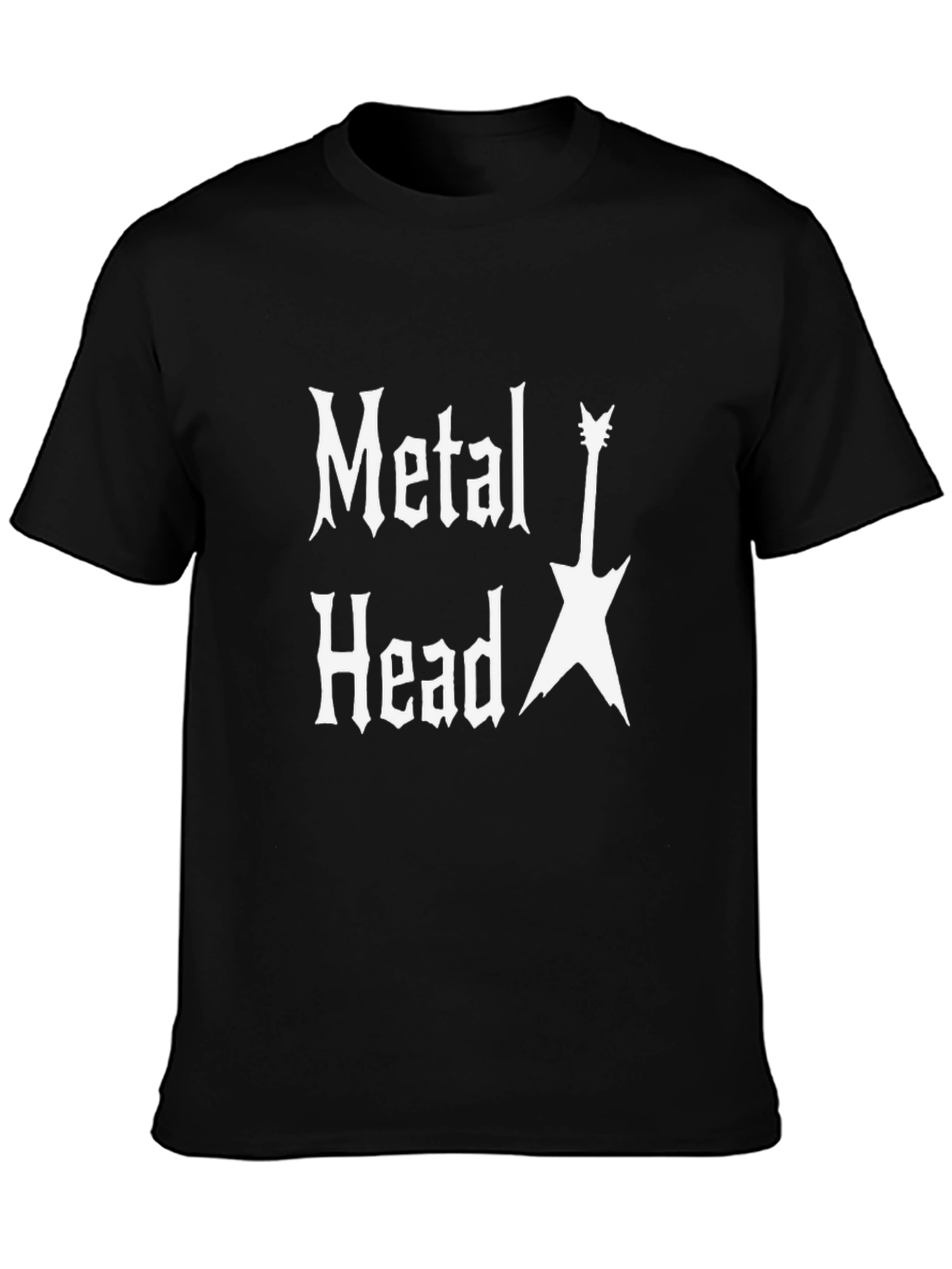 Metal Head Graphic T-Shirt - Rock Band Tee