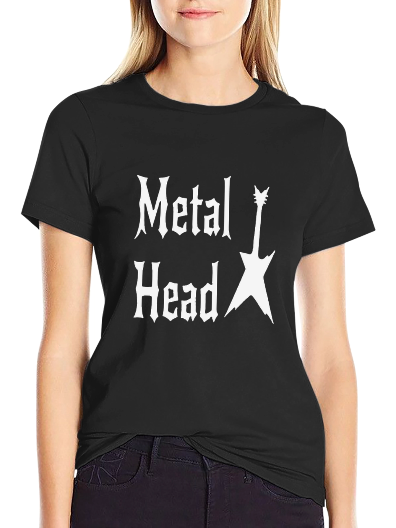Metal Head Graphic T-Shirt - Rock Band Tee