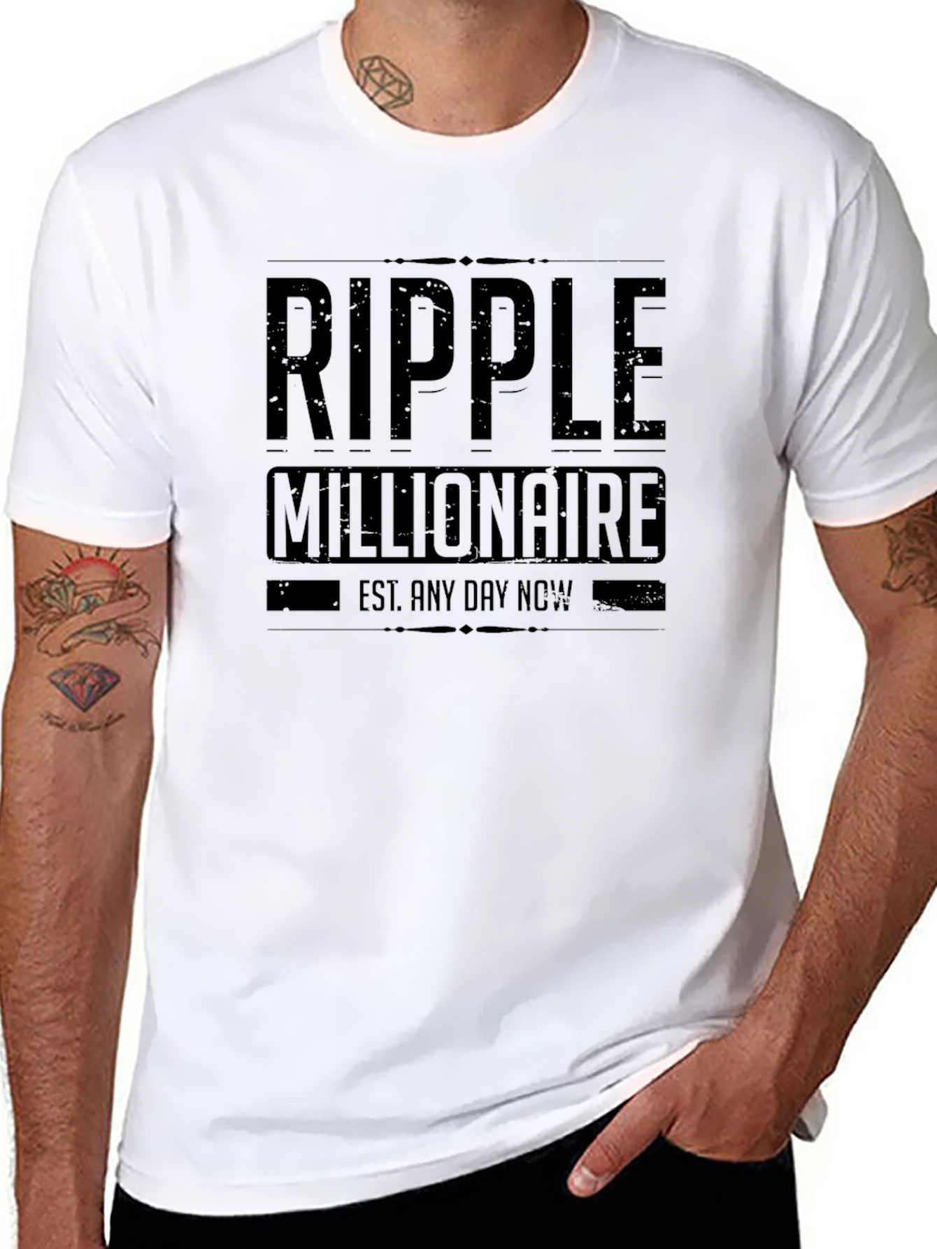 Ripple Millionaire T-Shirt - Crypto Humor