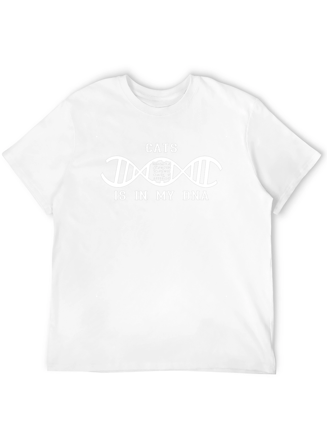 Cats DNA Black Graphic Tee