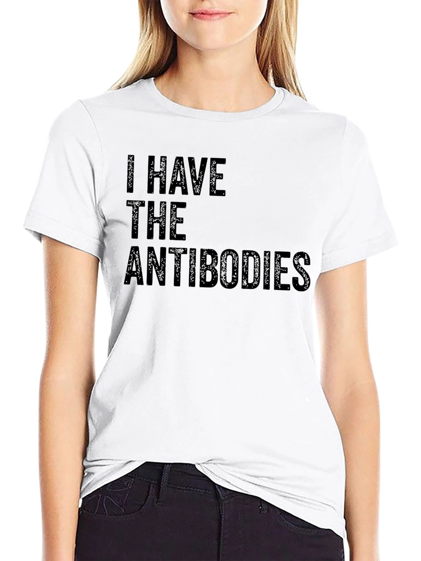 I Have The Antibodies Black T-Shirt