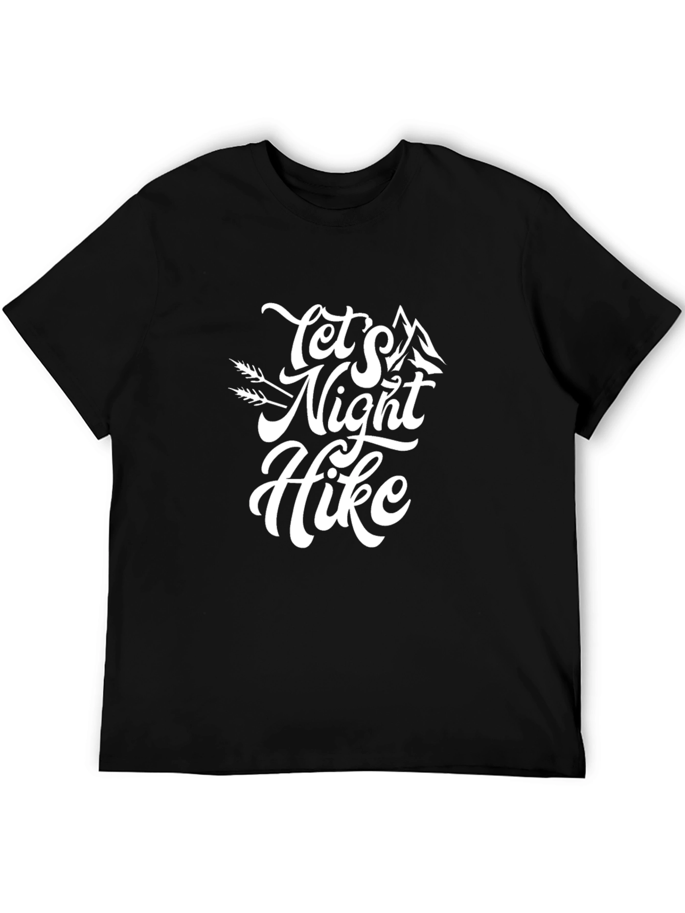 Lets Night Hike Graphic Tee - Adventure Awaits!