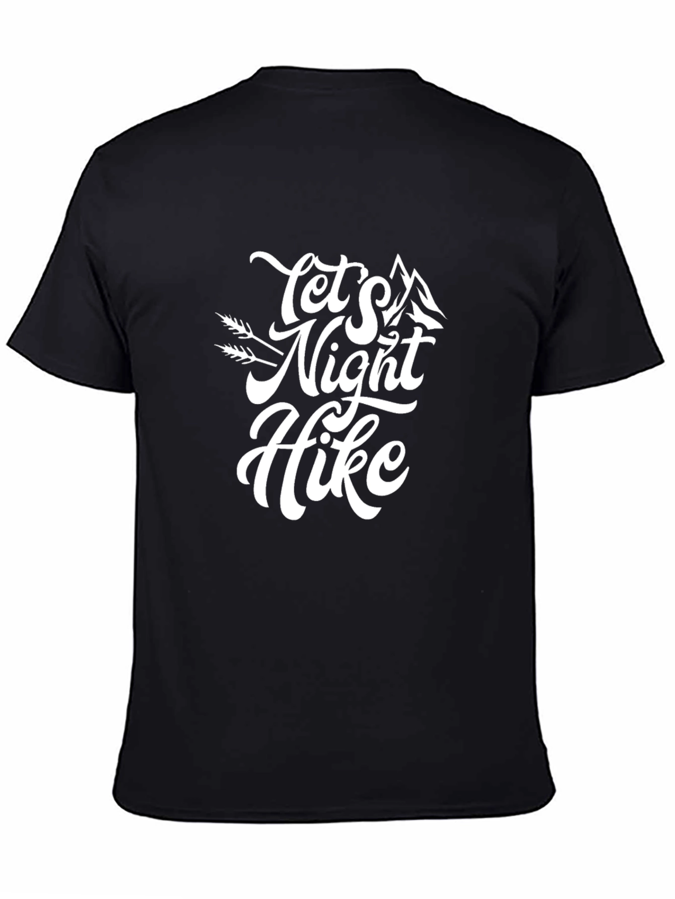 Lets Night Hike Graphic Tee - Adventure Awaits!