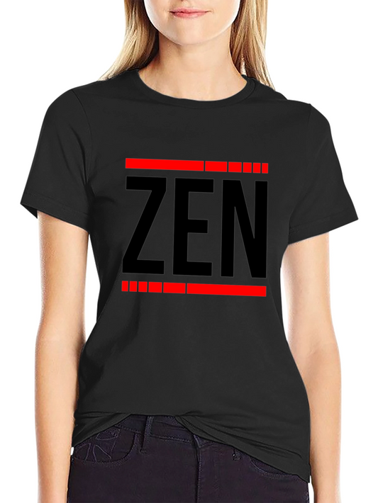Zen Graphic Black T-Shirt | Stylish and Comfortable Cotton Tee