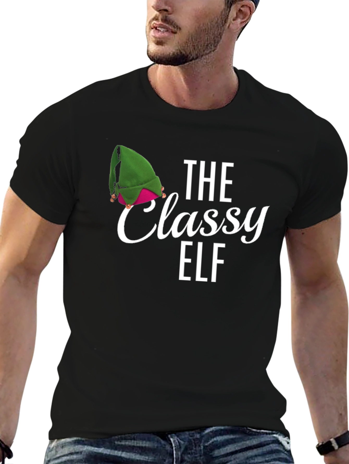 The Classy Elf T-Shirt - Holiday Humor