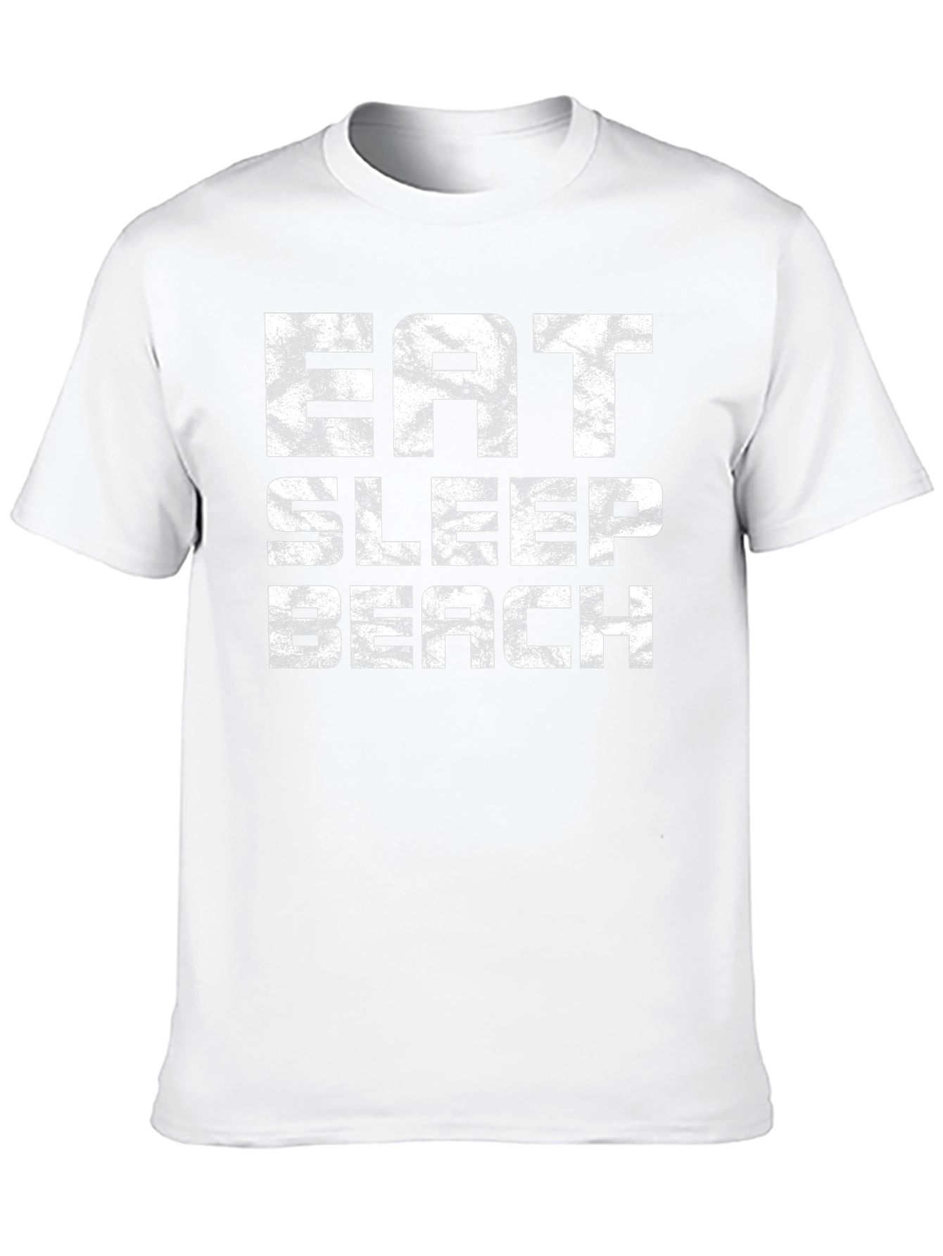 Eat Sleep Beach Black T-Shirt