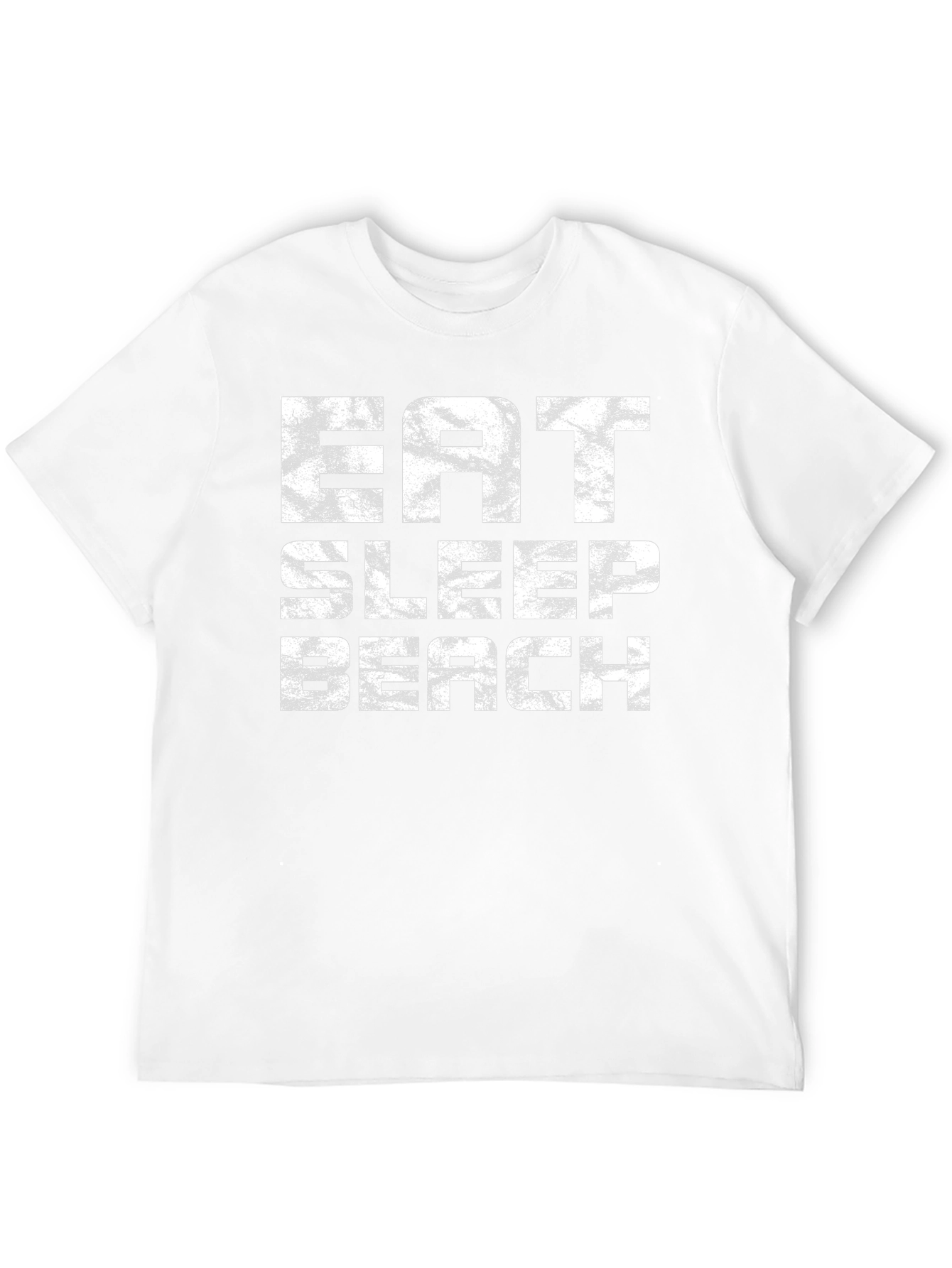 Eat Sleep Beach Black T-Shirt