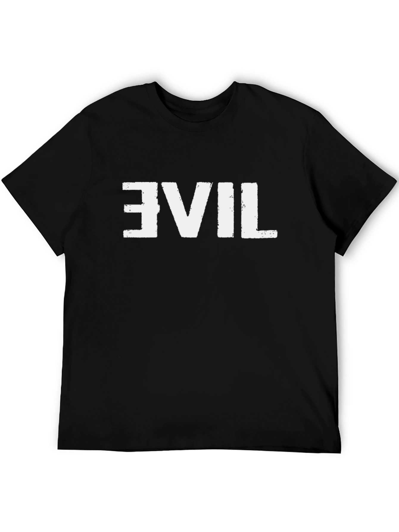 Retro Evil T-Shirt - Distressed Graphic Tee