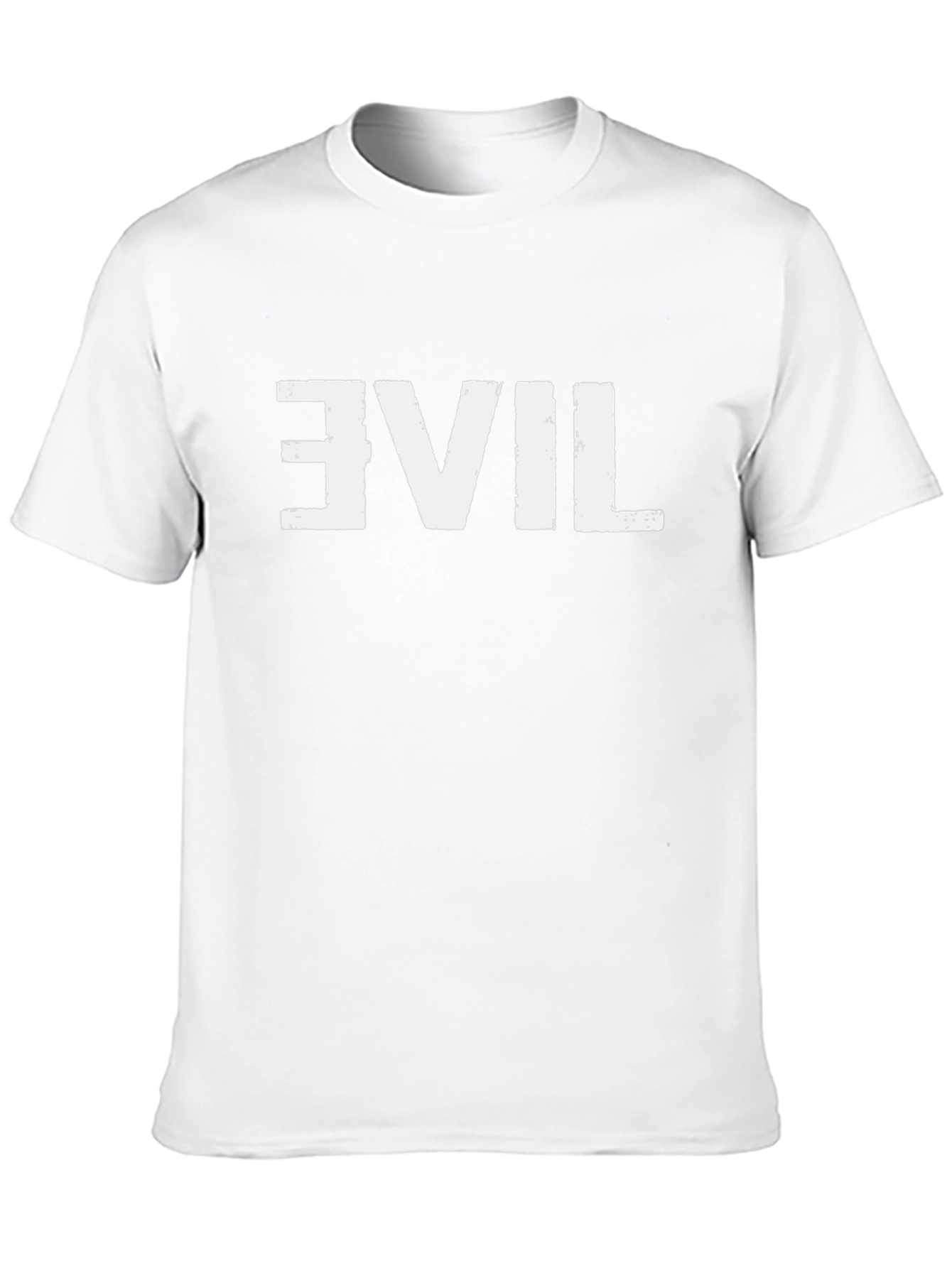 Retro Evil T-Shirt - Distressed Graphic Tee