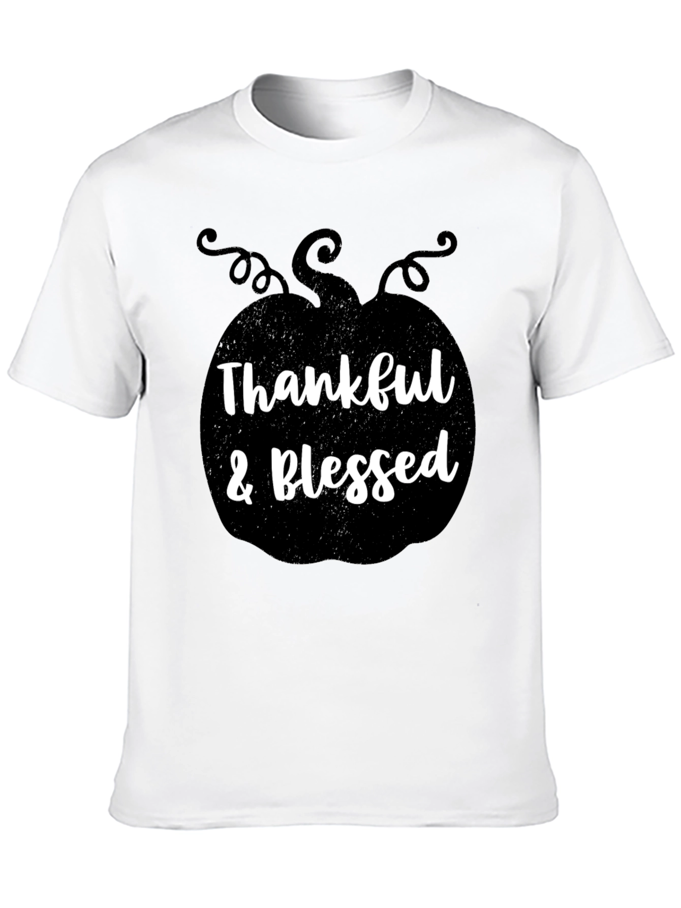 Thankful & Blessed Pumpkin Graphic Tee