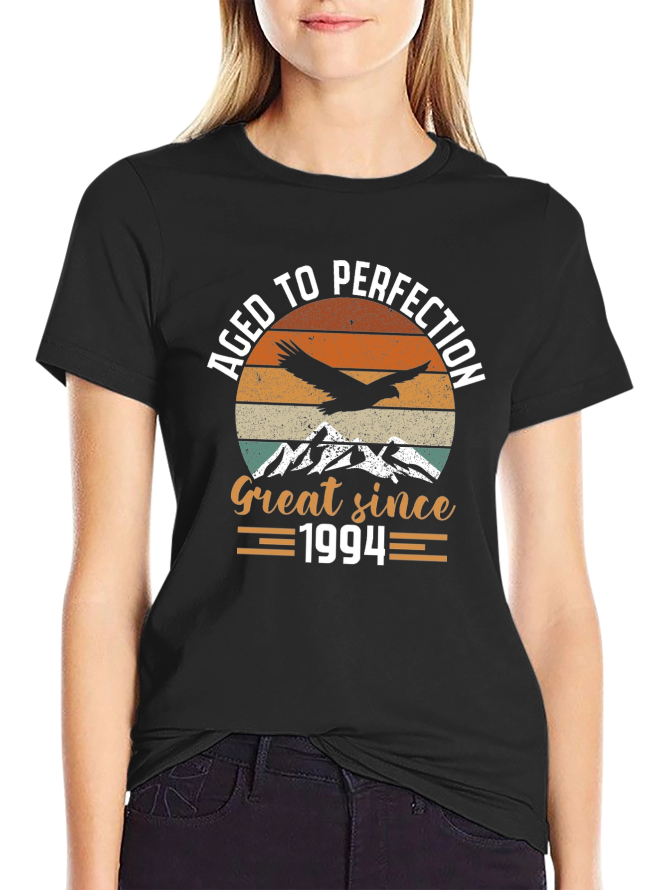 Aged to Perfection 1994 Eagle Graphic T-Shirt
