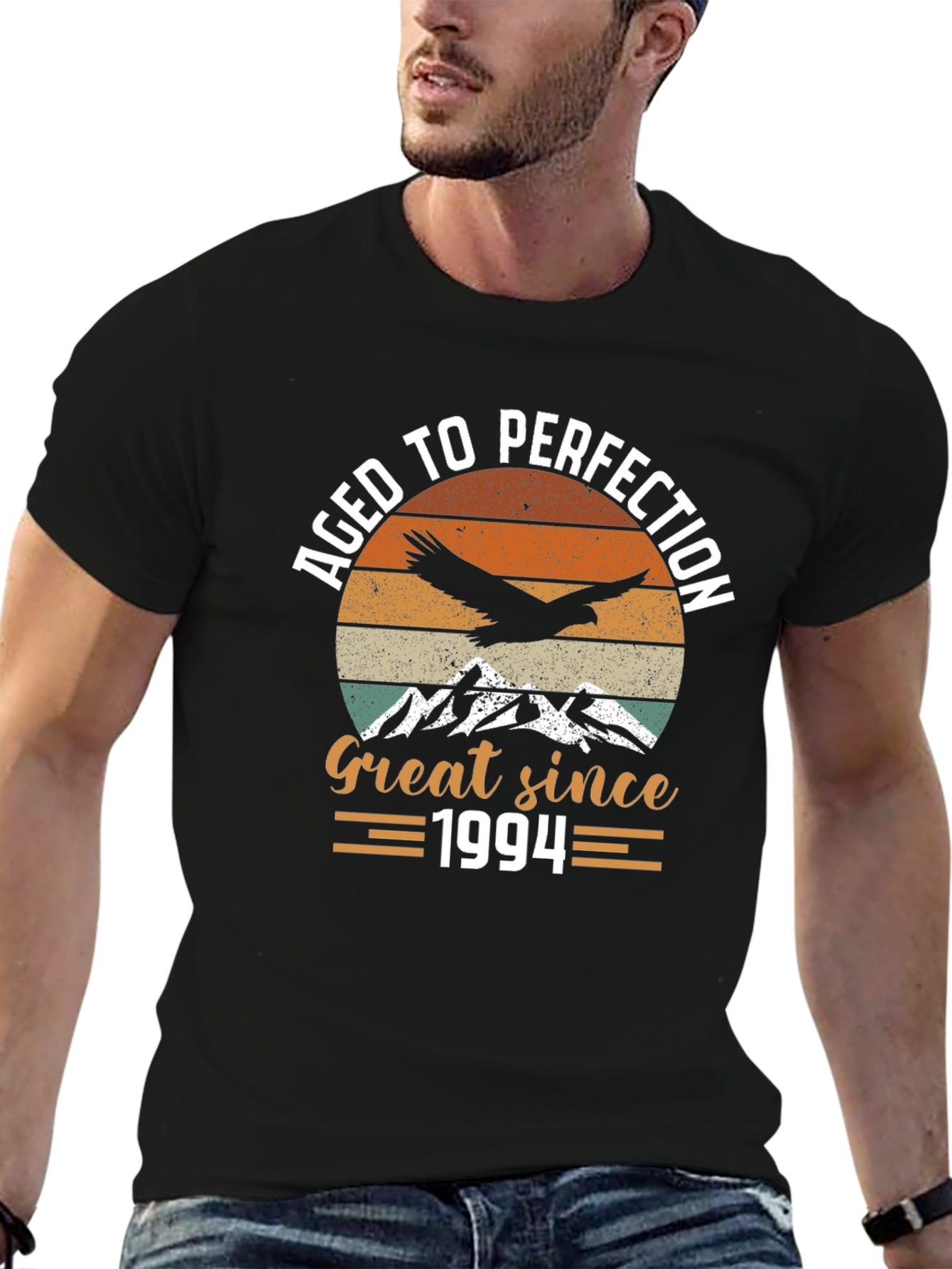 Aged to Perfection 1994 Eagle Graphic T-Shirt