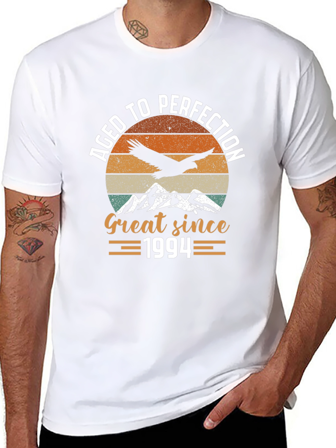 Aged to Perfection 1994 Eagle Graphic T-Shirt