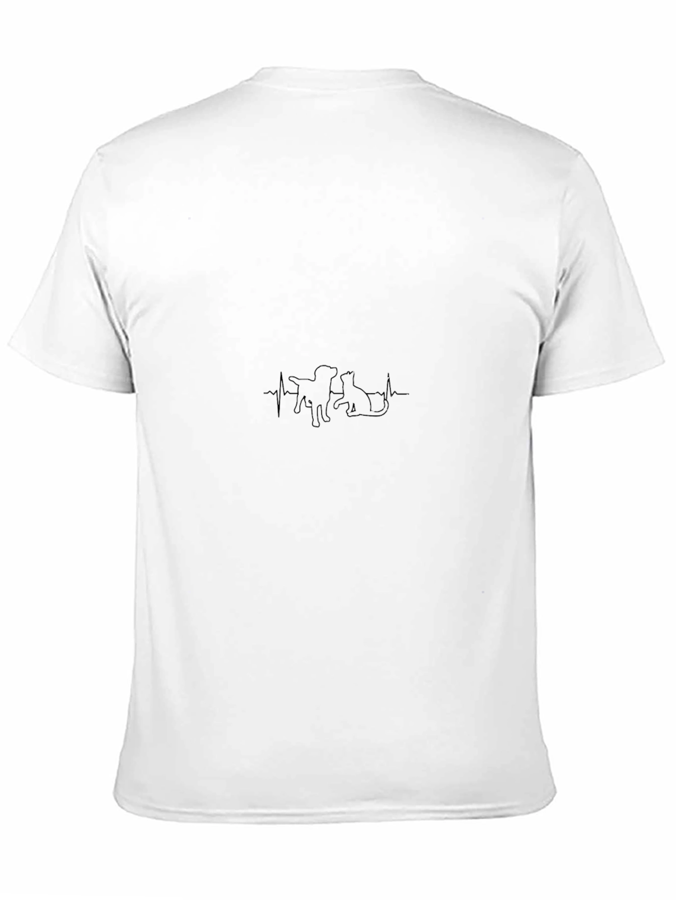 Heartbeat Dog & Cat Graphic Tee