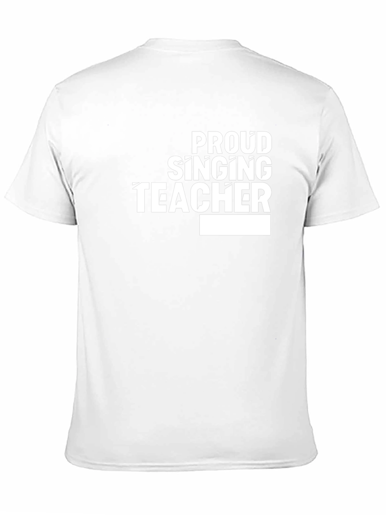 Proud Singing Teacher T-Shirt - Black